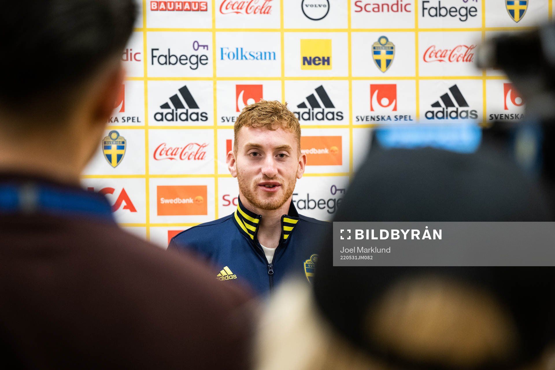 Dejan Kulusevski of the Swedish national football team