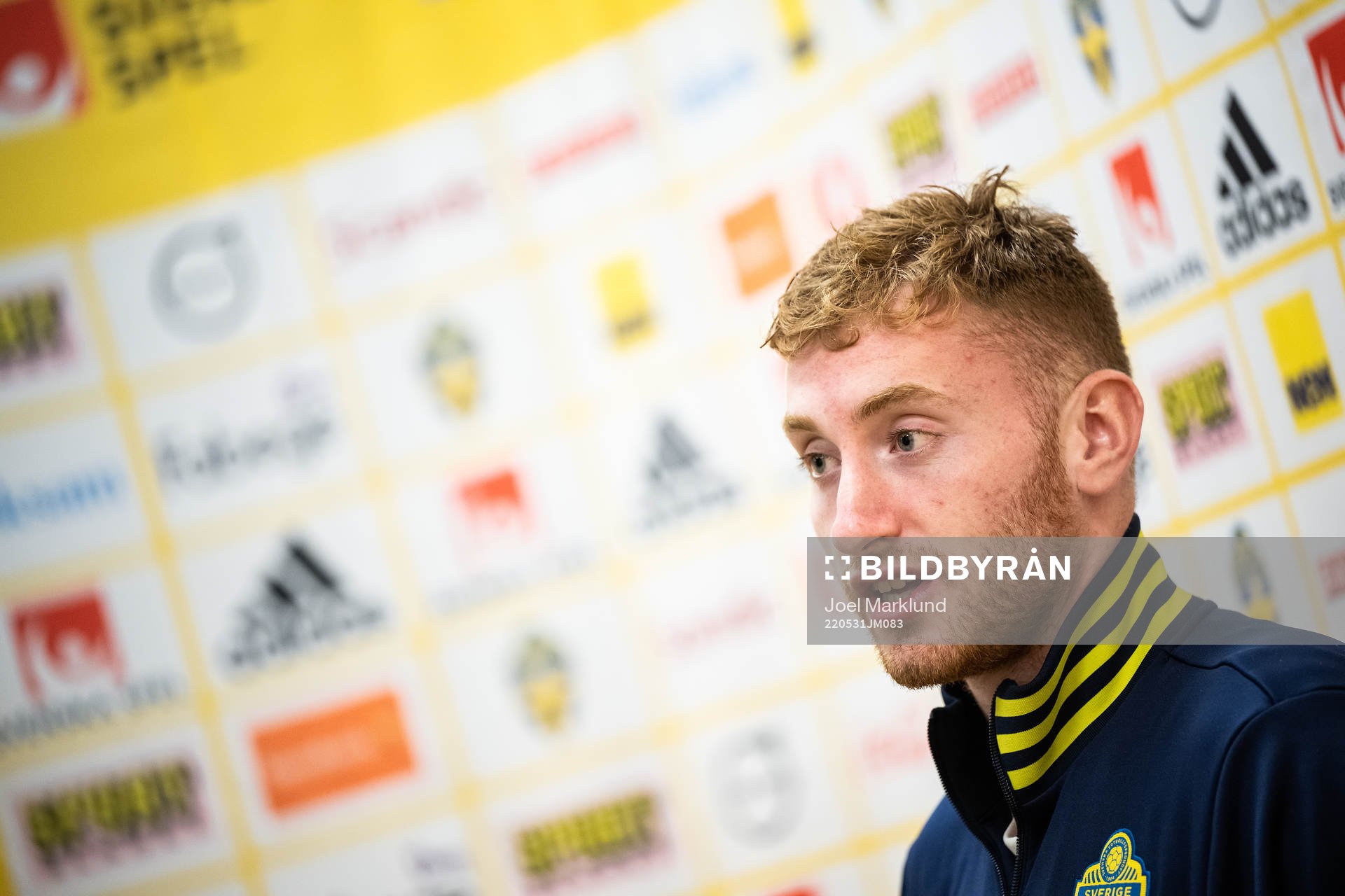 Dejan Kulusevski of the Swedish national football team
