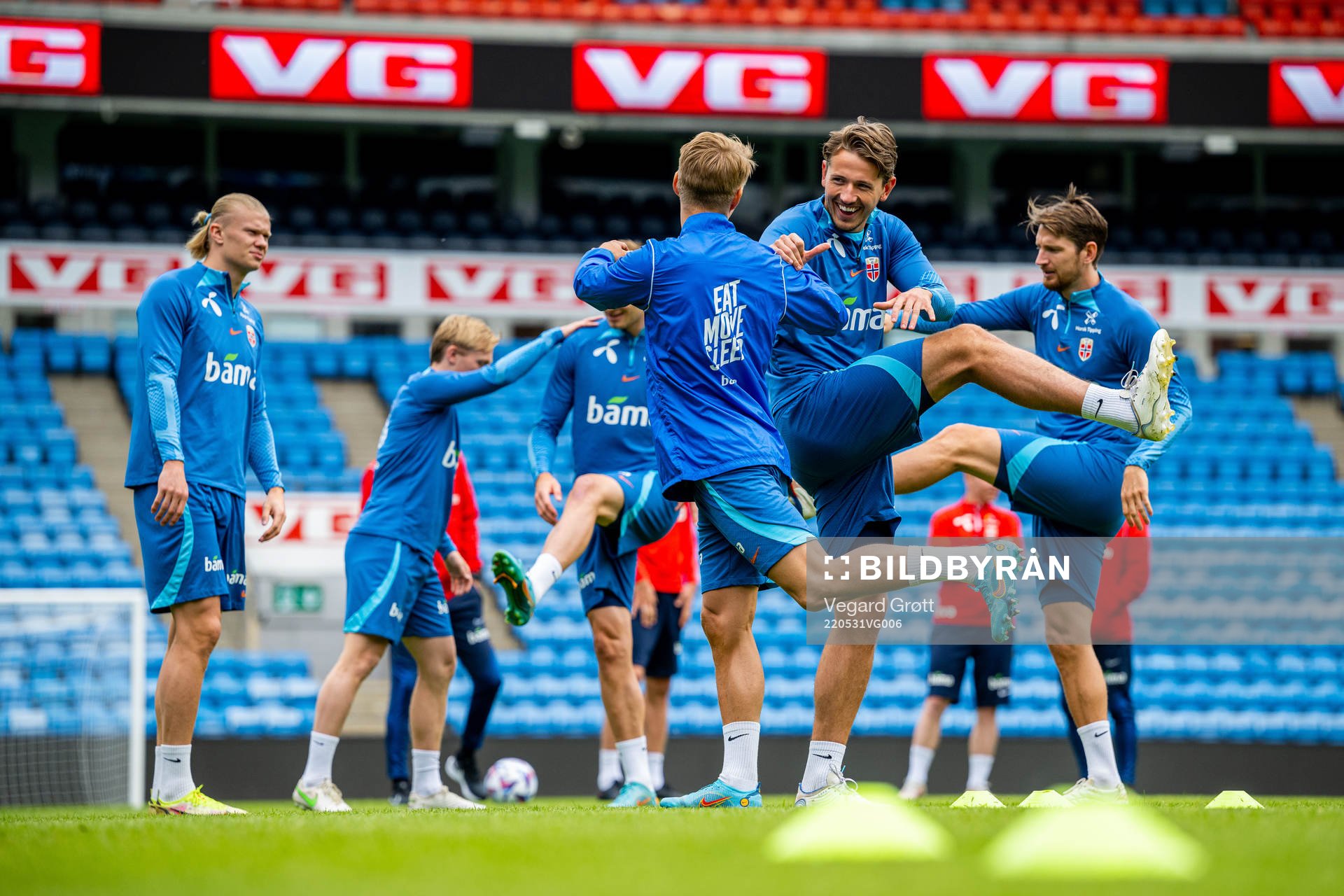 Sander Berge of the Norwegian national football team