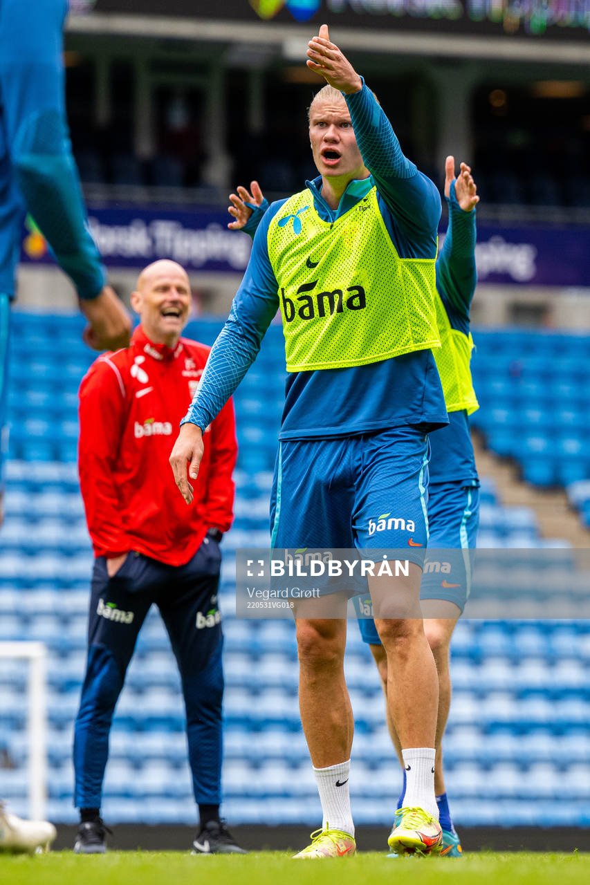 Erling Braut Haaland of the Norwegian national football team