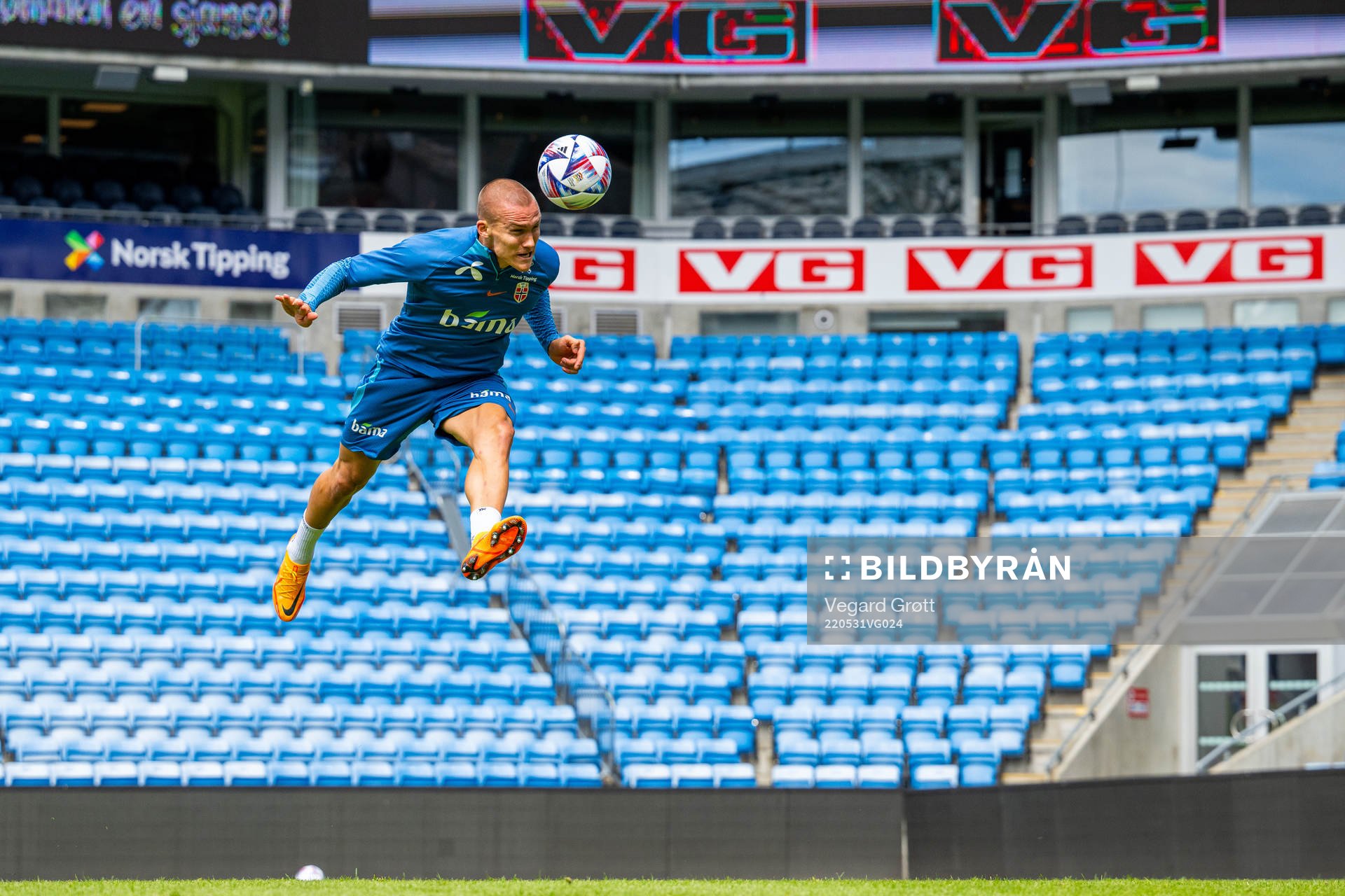 Leo Østigård of the Norwegian national football team