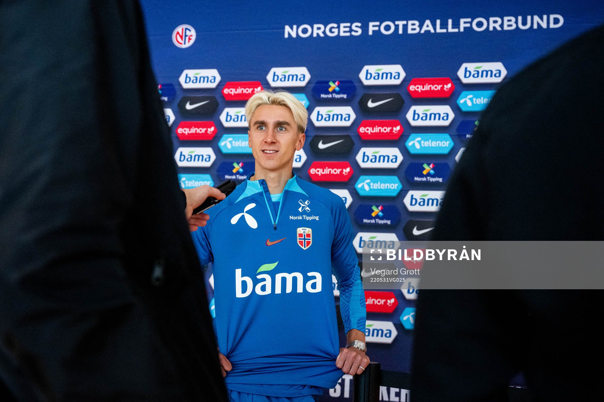 Dennis Johnsen of the Norwegian national football team