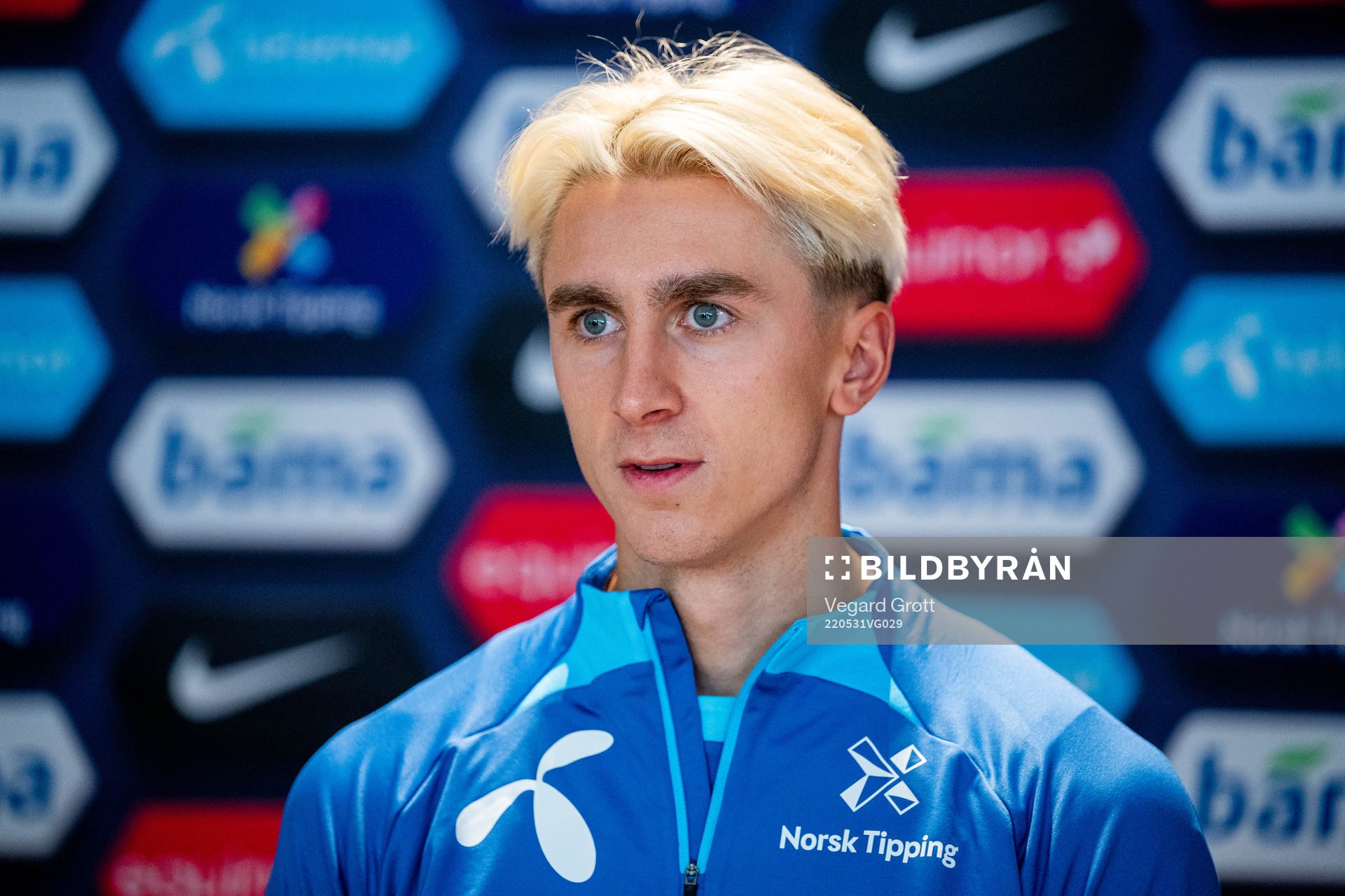 Dennis Johnsen of the Norwegian national football team
