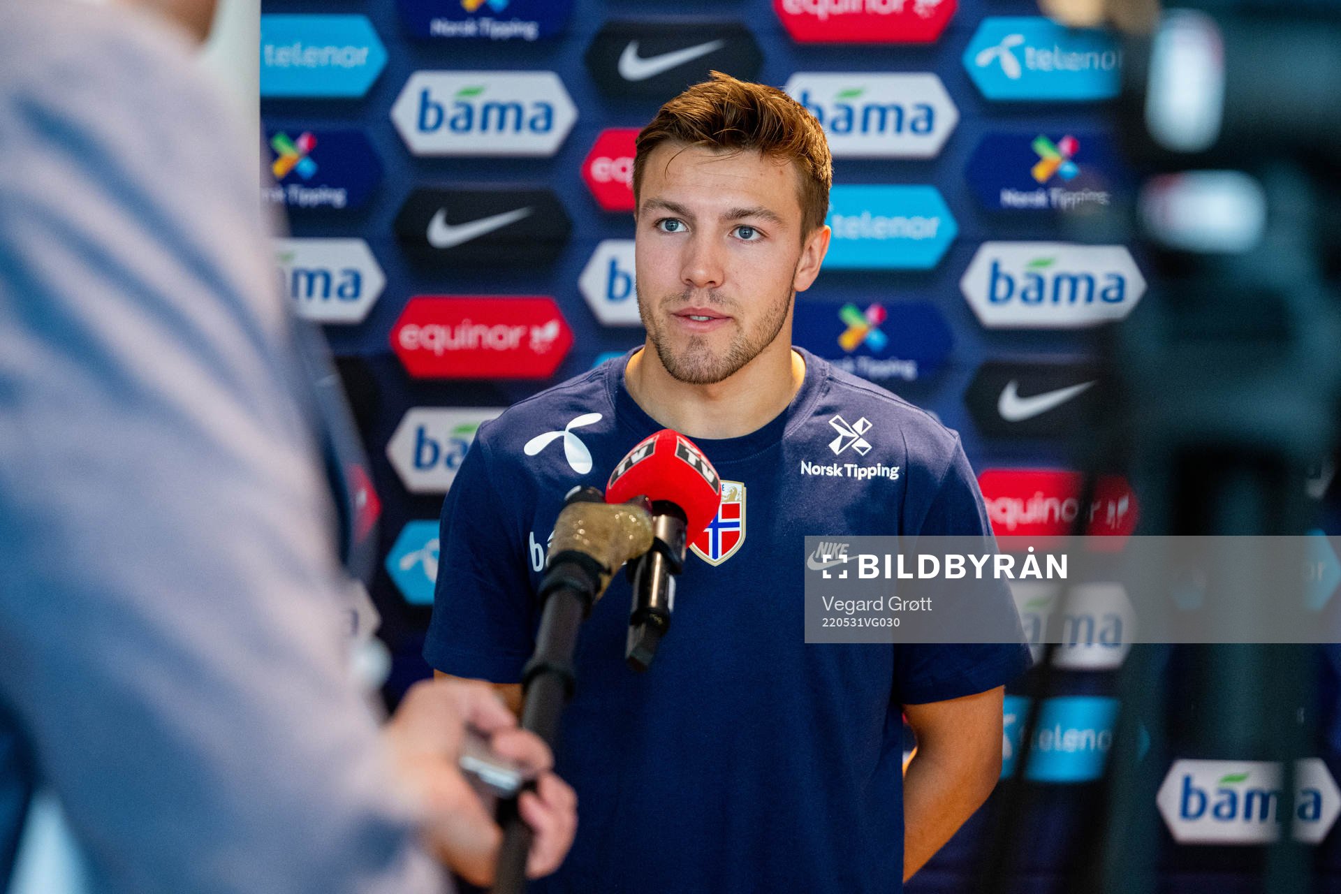 Fredrik André Bjørkan of the Norwegian national football