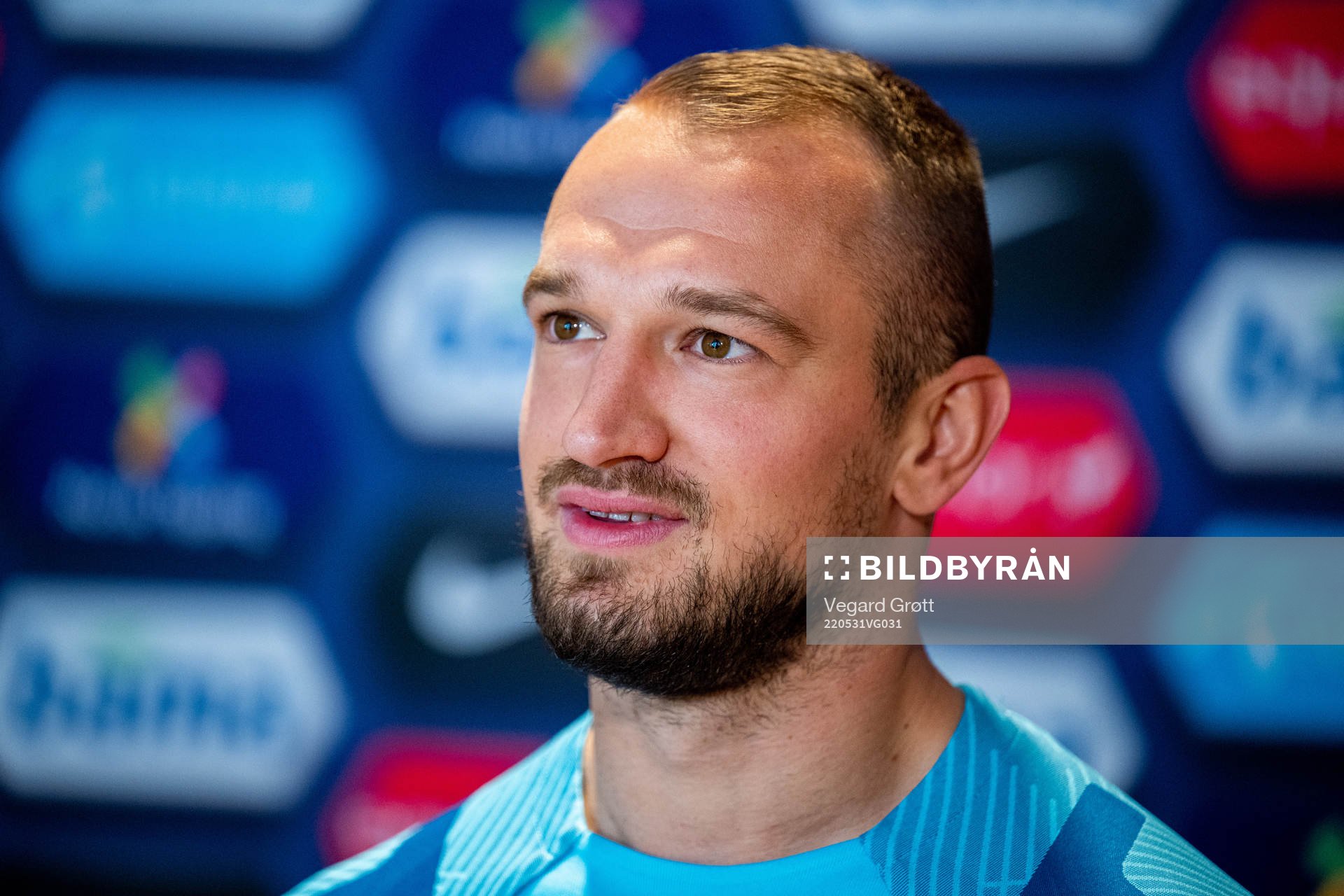 Veton Berisha of the Norwegian national football team