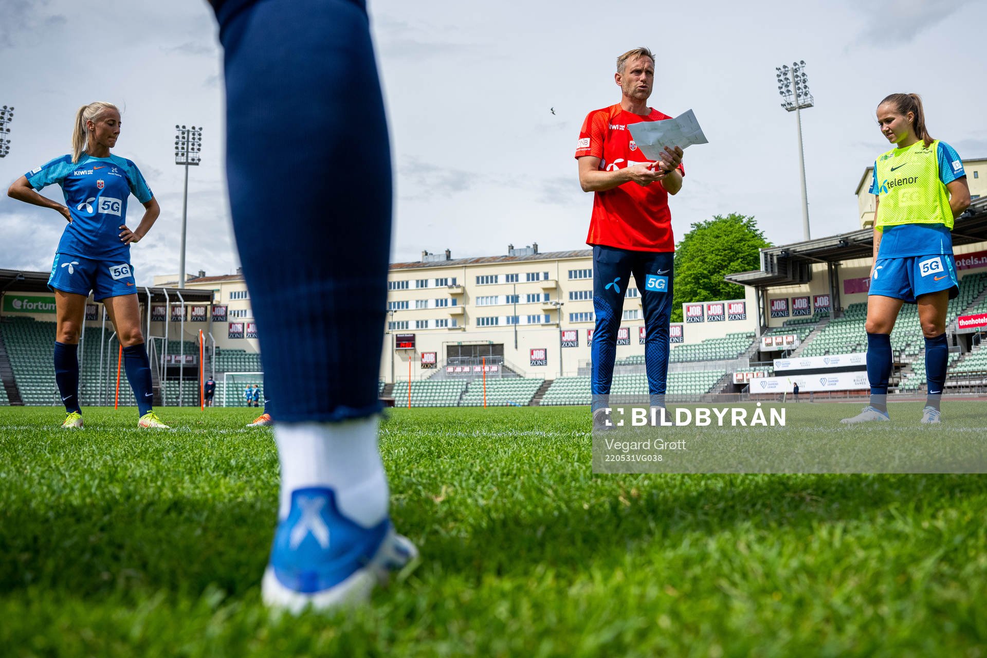 Martin Sjögren, head coach of the Norwegian women's