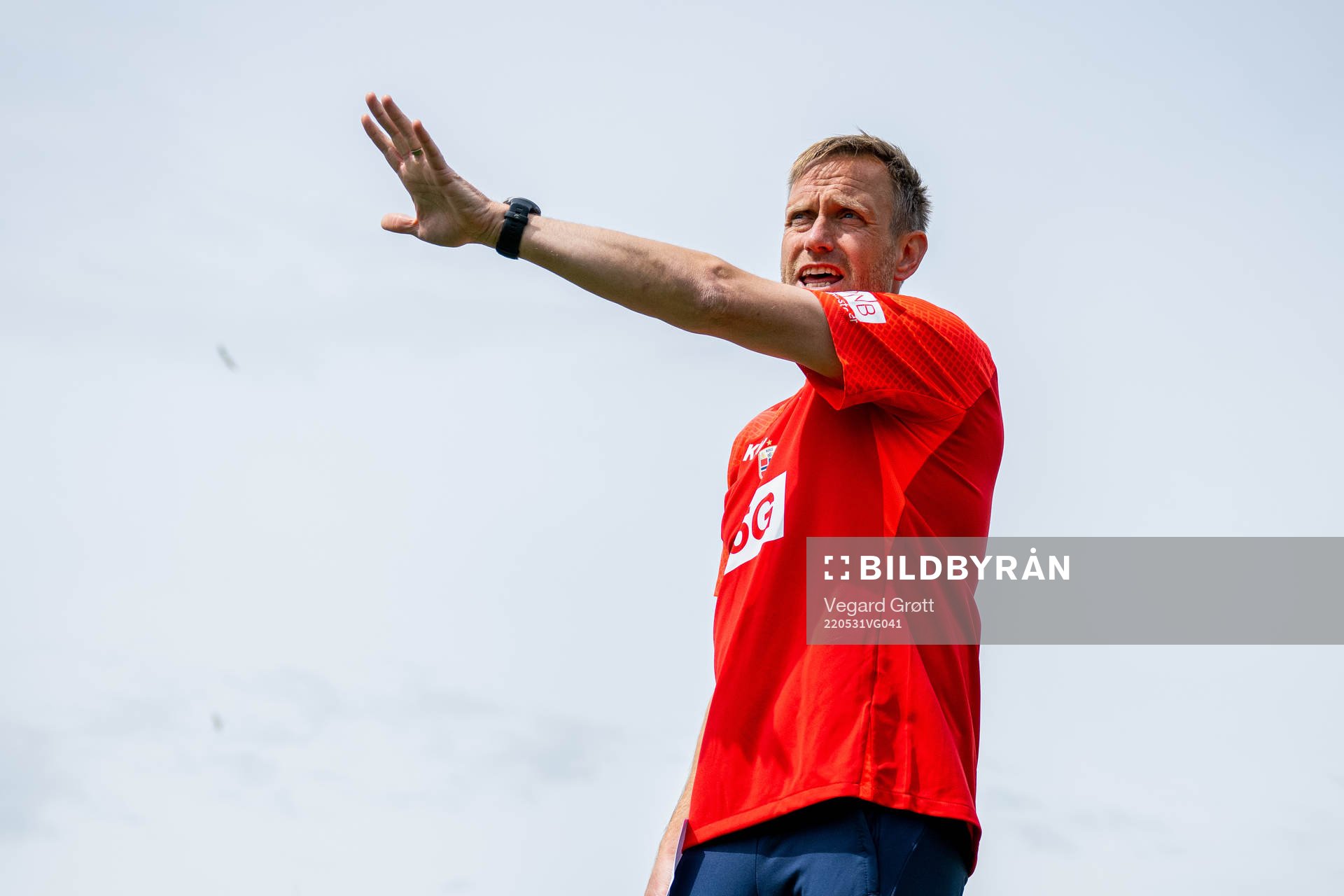 Martin Sjögren, head coach of the Norwegian women's
