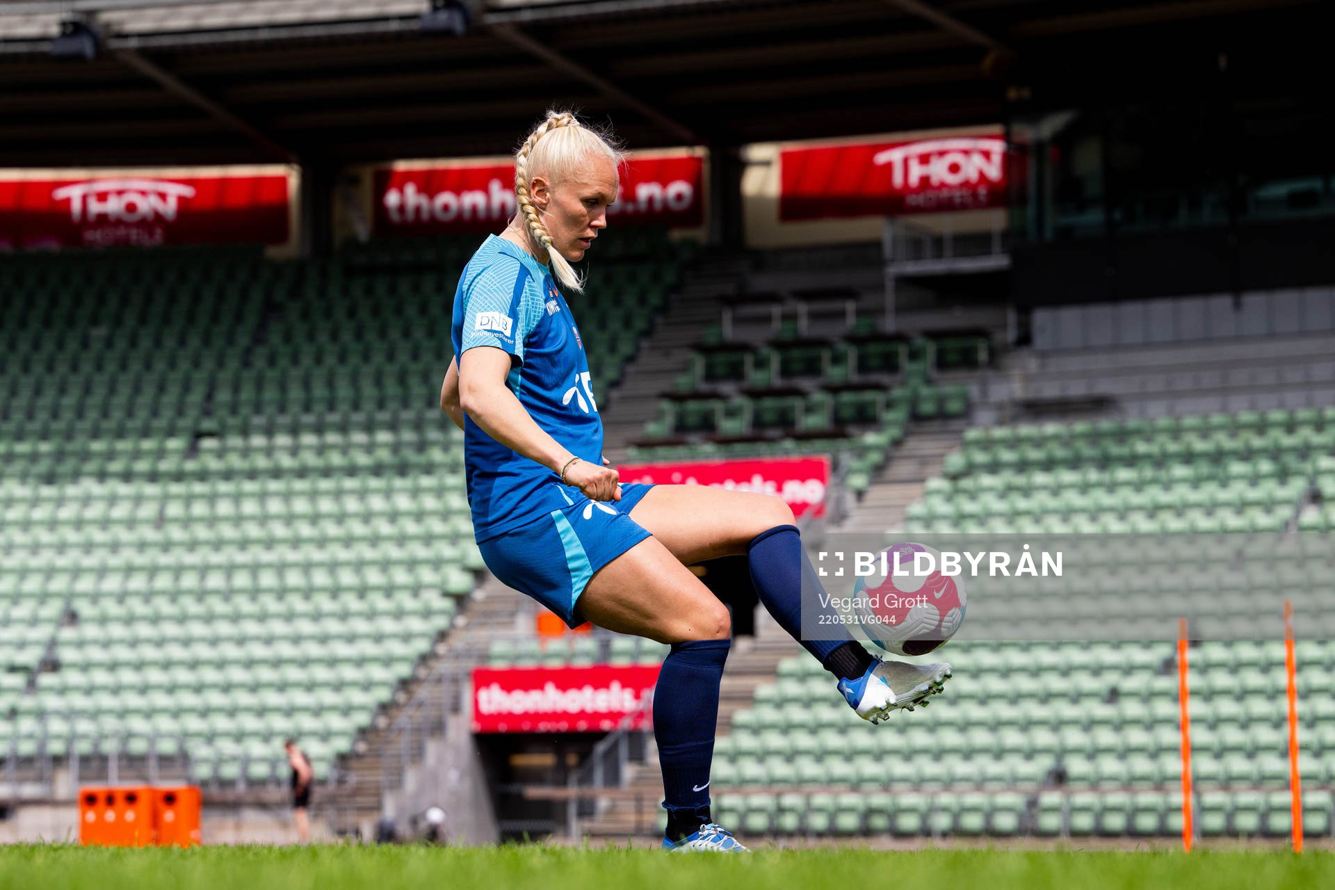 Maria Thorisdottir of the Norwegian women's national