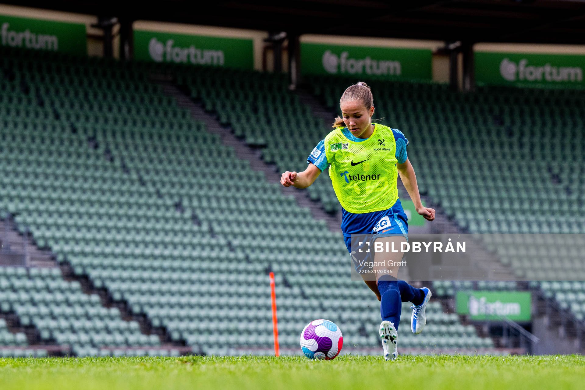 Guro Reiten of the Norwegian women's national football team