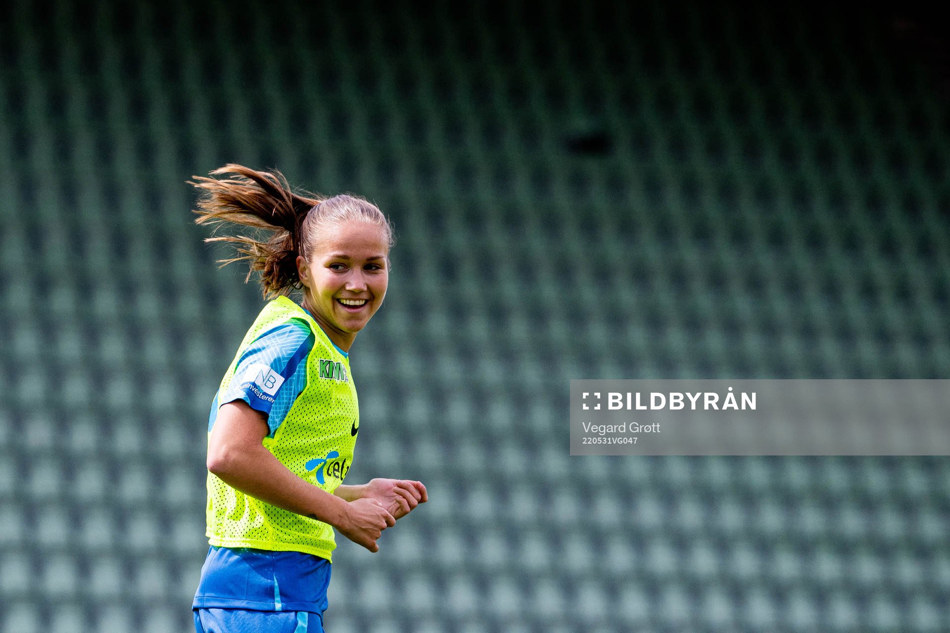 Guro Reiten of the Norwegian women's national football team