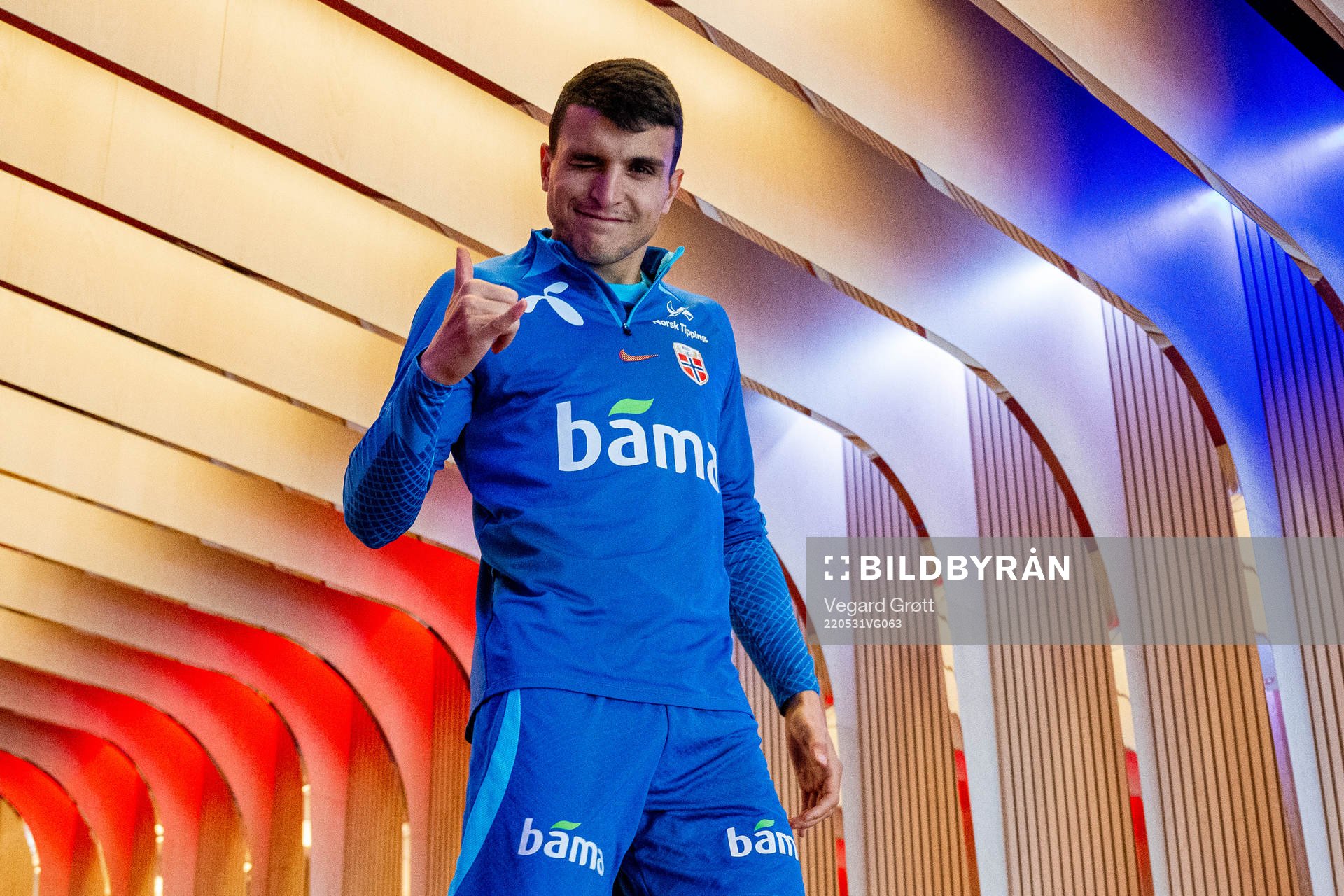 Mohamed Elyounoussi of the Norwegian national football team