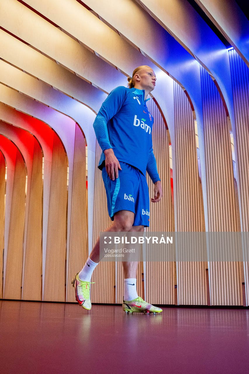 Erling Braut Haaland of the Norwegian national football team