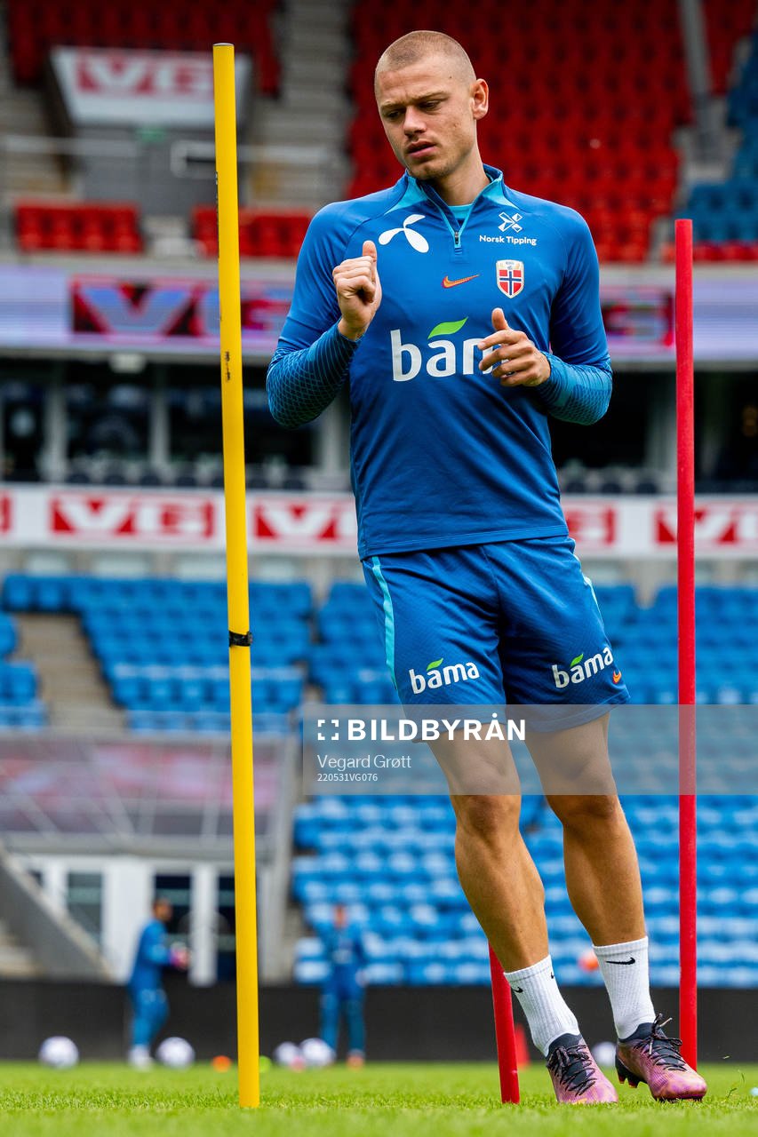 Julian Ryerson of the Norwegian national football team