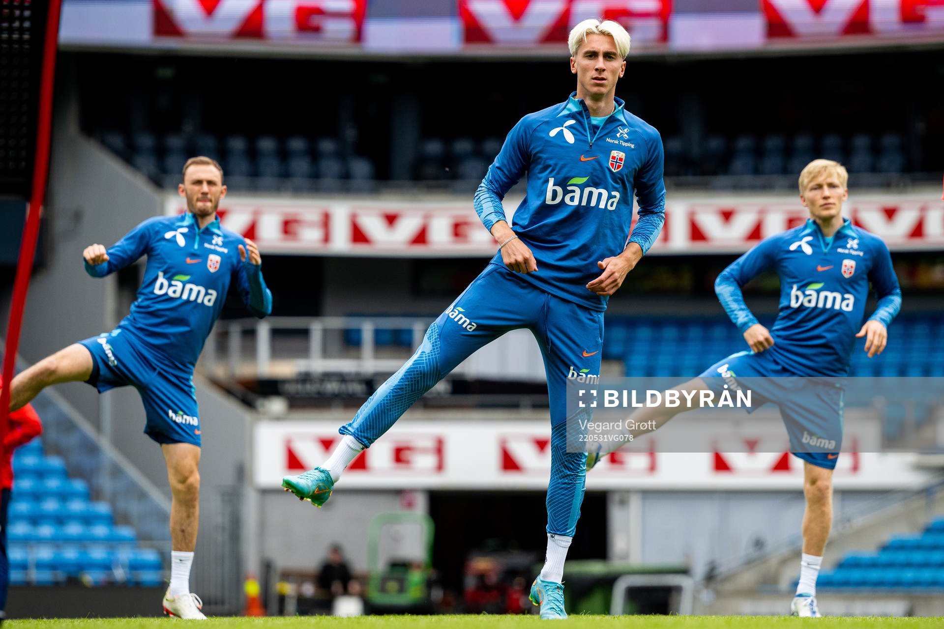Dennis Johnsen of the Norwegian national football team