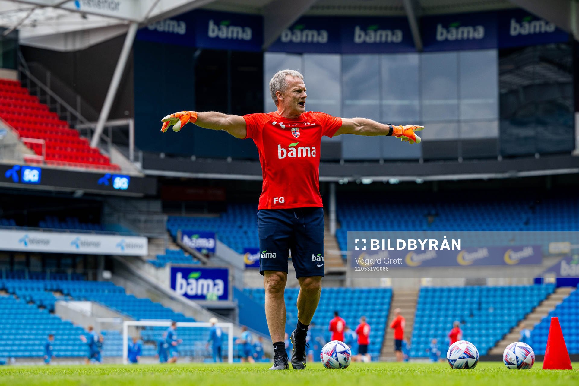 Frode Grodås, goalkeeper coach of the Norwegian national