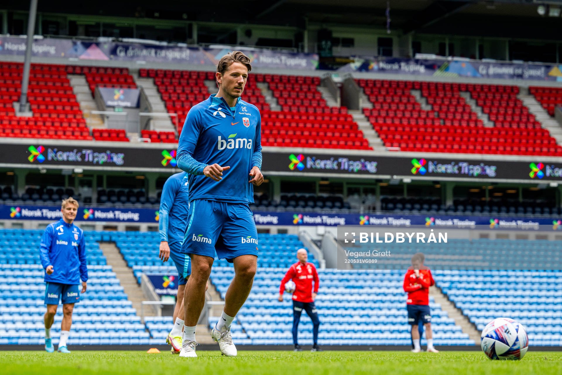 Sander Berge of the Norwegian national football team
