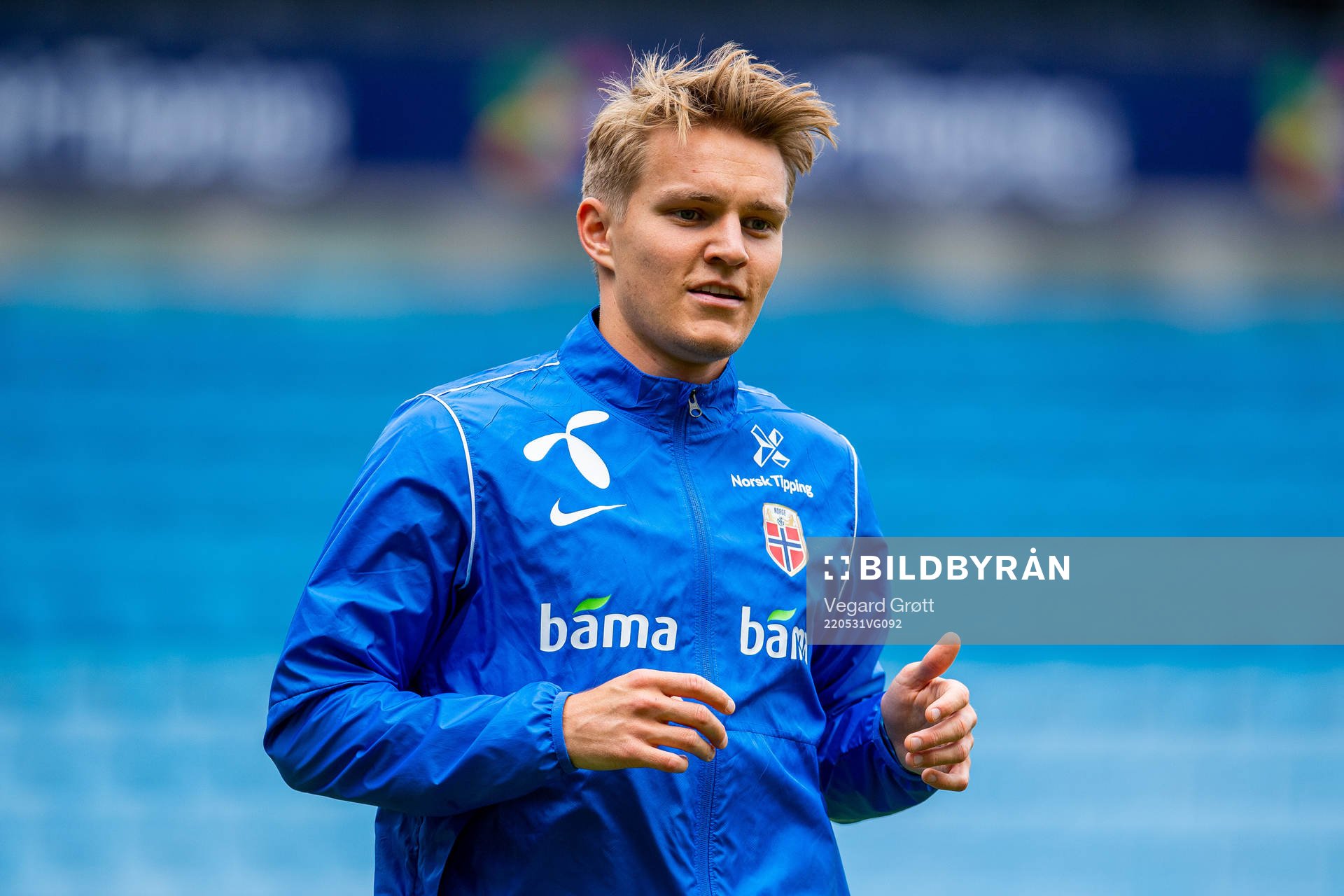 Martin Ødegaard of the Norwegian national football team