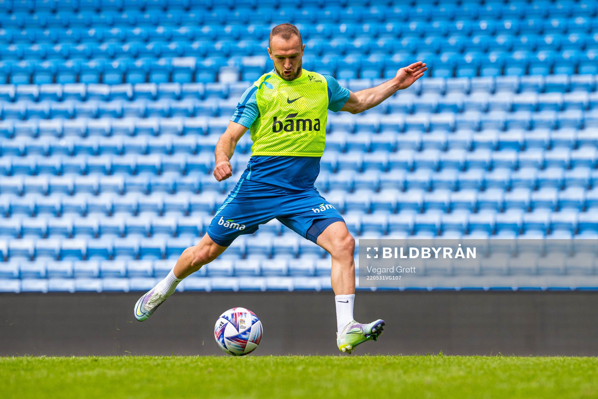 Veton Berisha of the Norwegian national football team