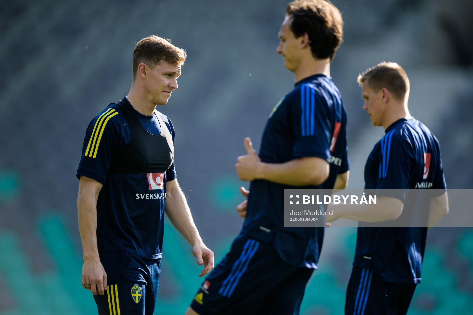Emil Krafth of the Swedish national football team