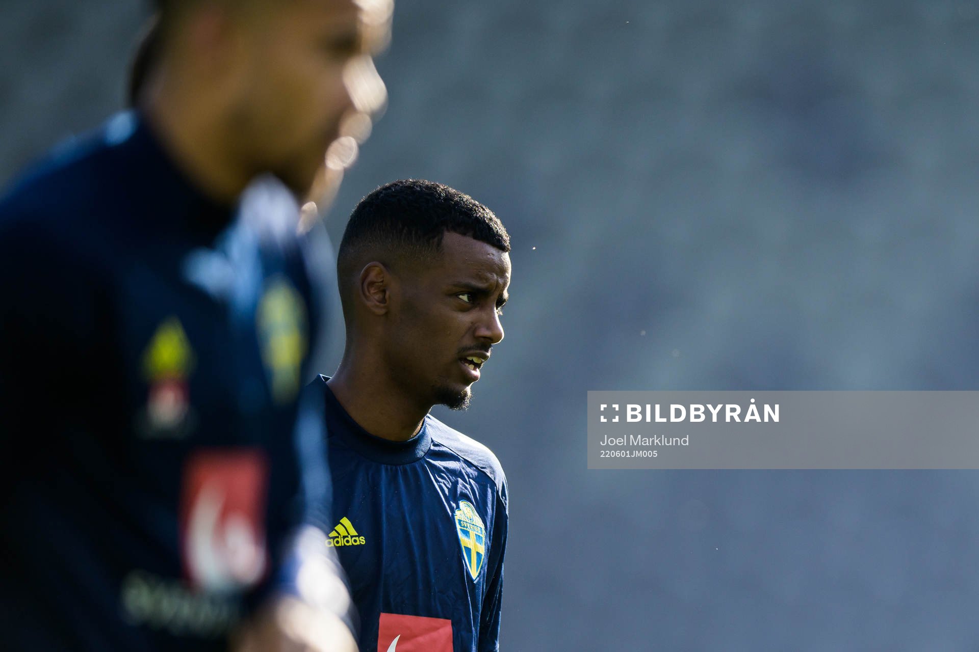 Alexander Isak of the Swedish national football team
