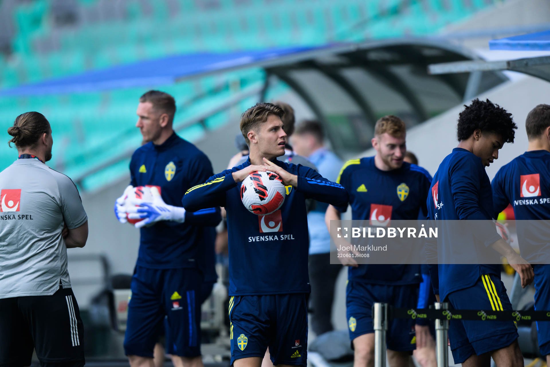 Mattias Svanberg of the Swedish national football team