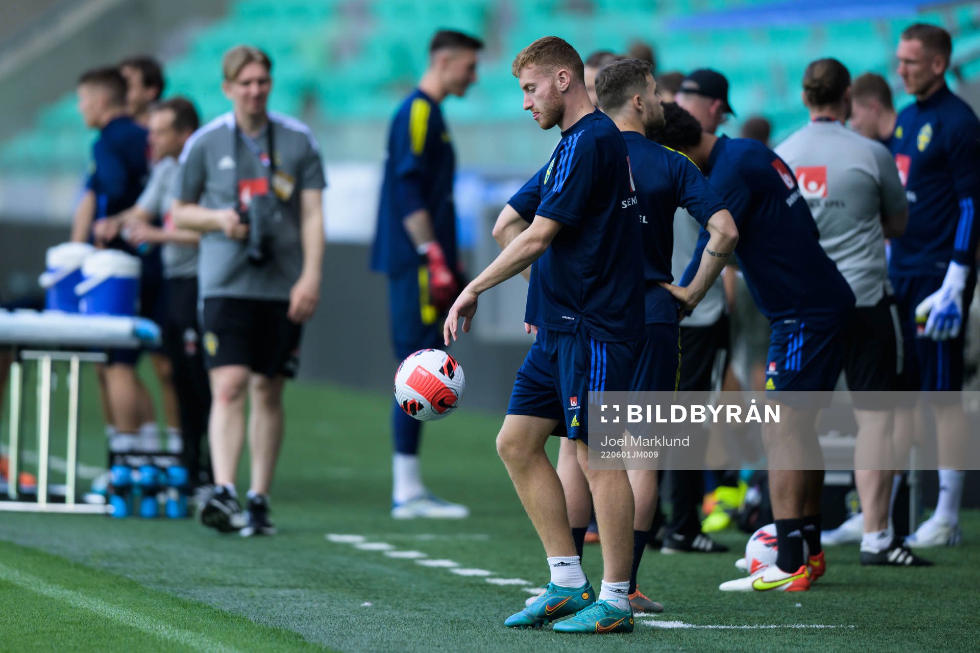 Dejan Kulusevski of the Swedish national football team