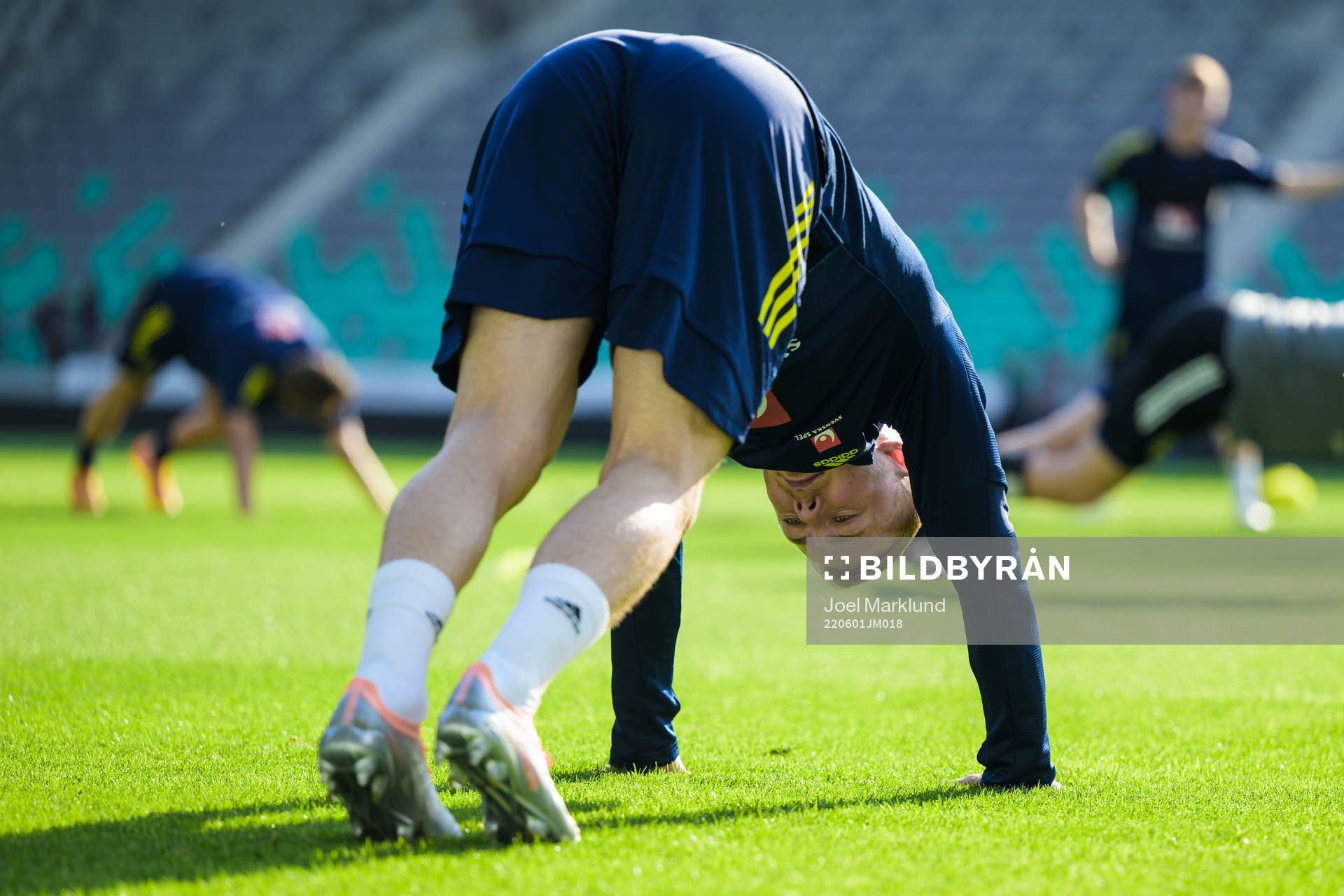 Joel Andersson of the Swedish national football team