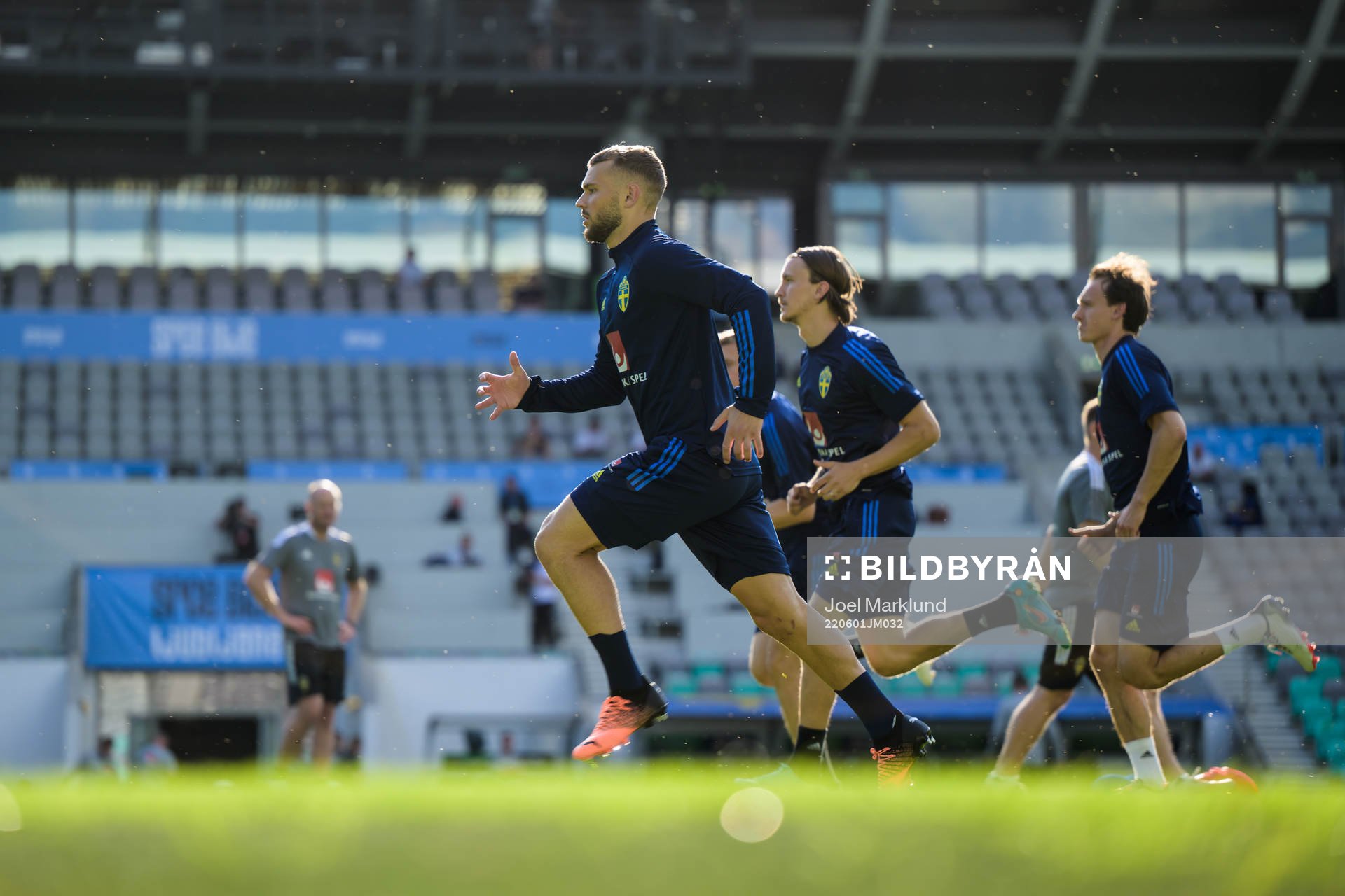 Jesper Karlström of the Swedish national football team