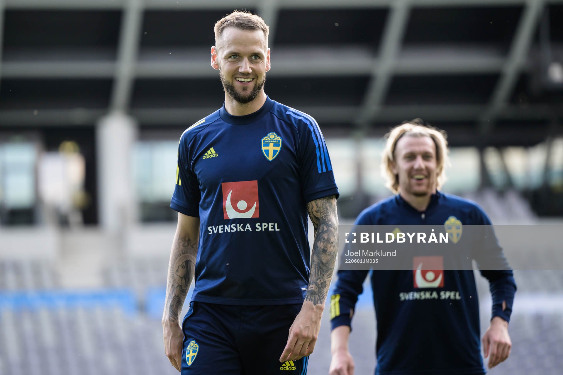 Alexander Milosevic of the Swedish national football team