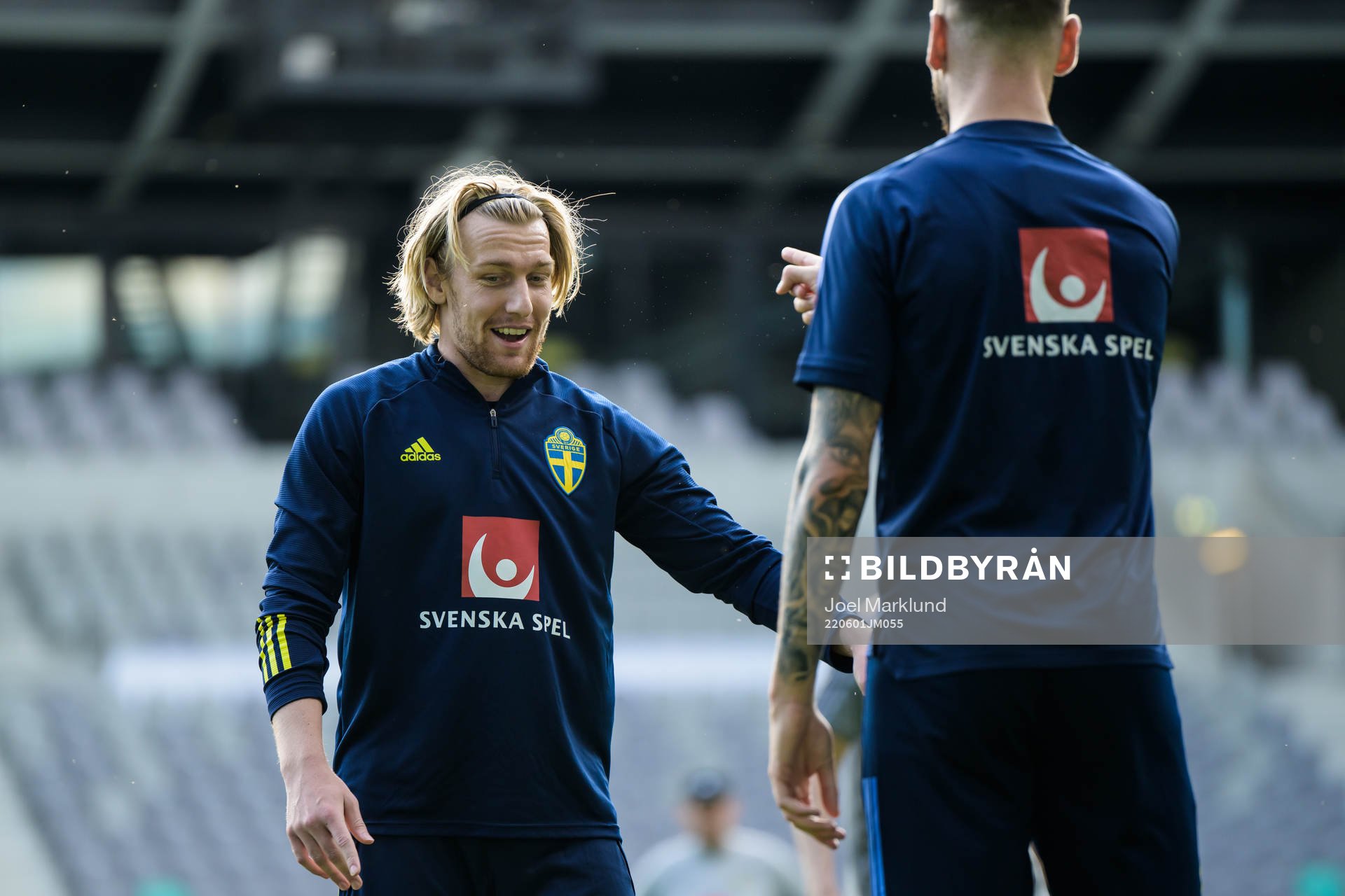 Emil Forsberg of the Swedish national football team