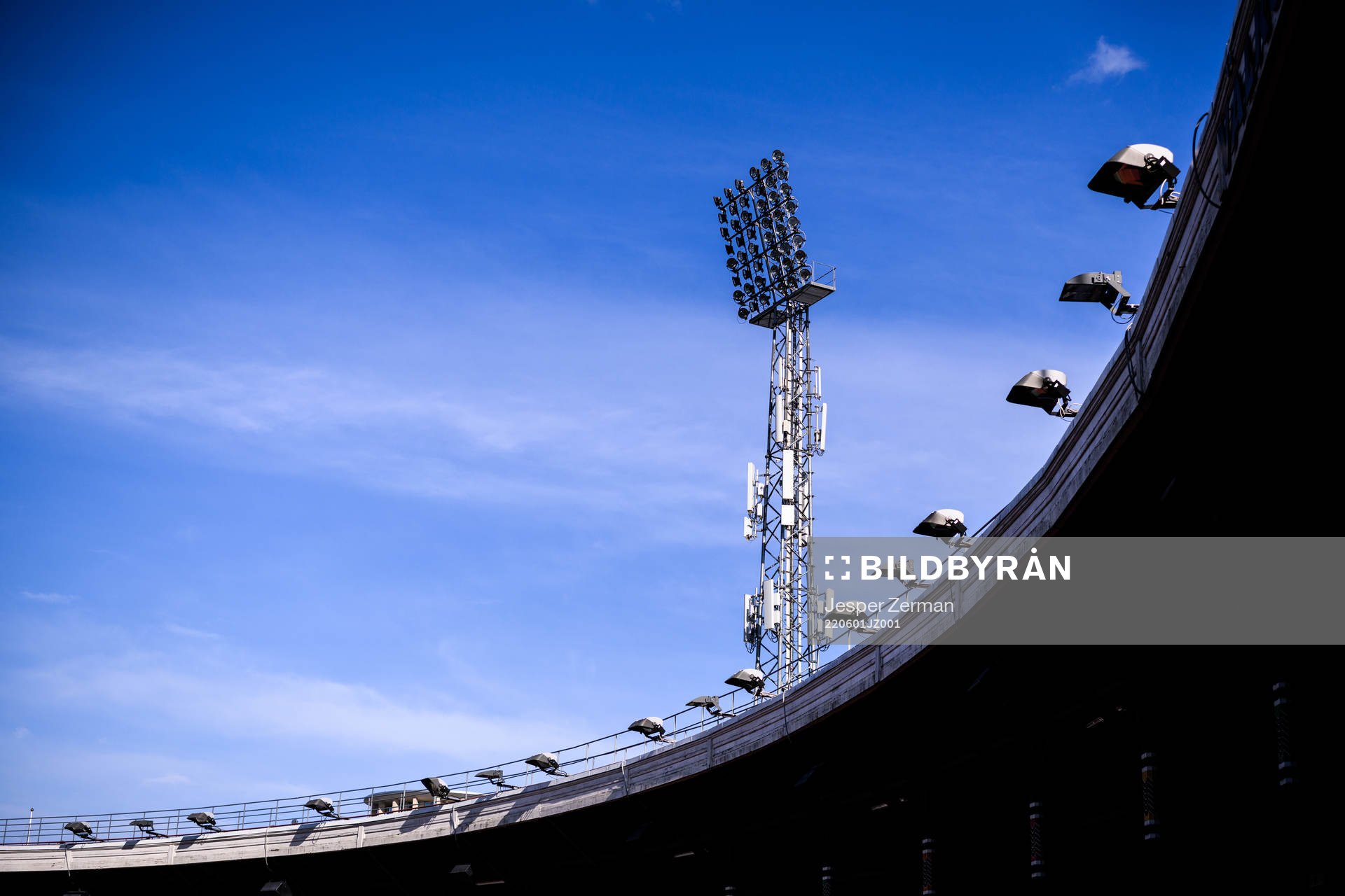 Vy av Stockholms Stadion