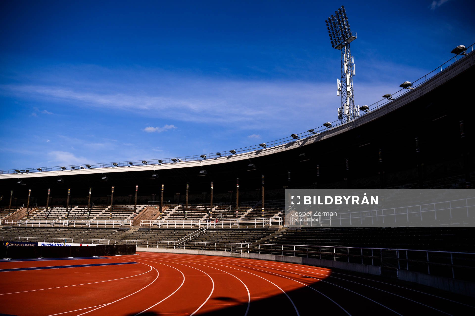 Vy av Stockholms Stadion
