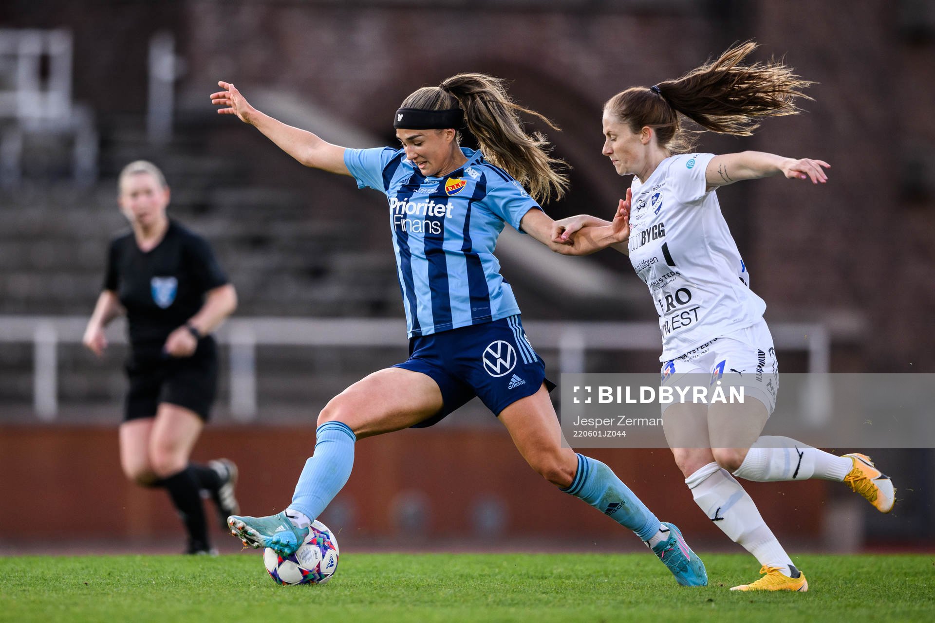 Djurgårdens Lova Lundin och Kalmars Sofia Olsson