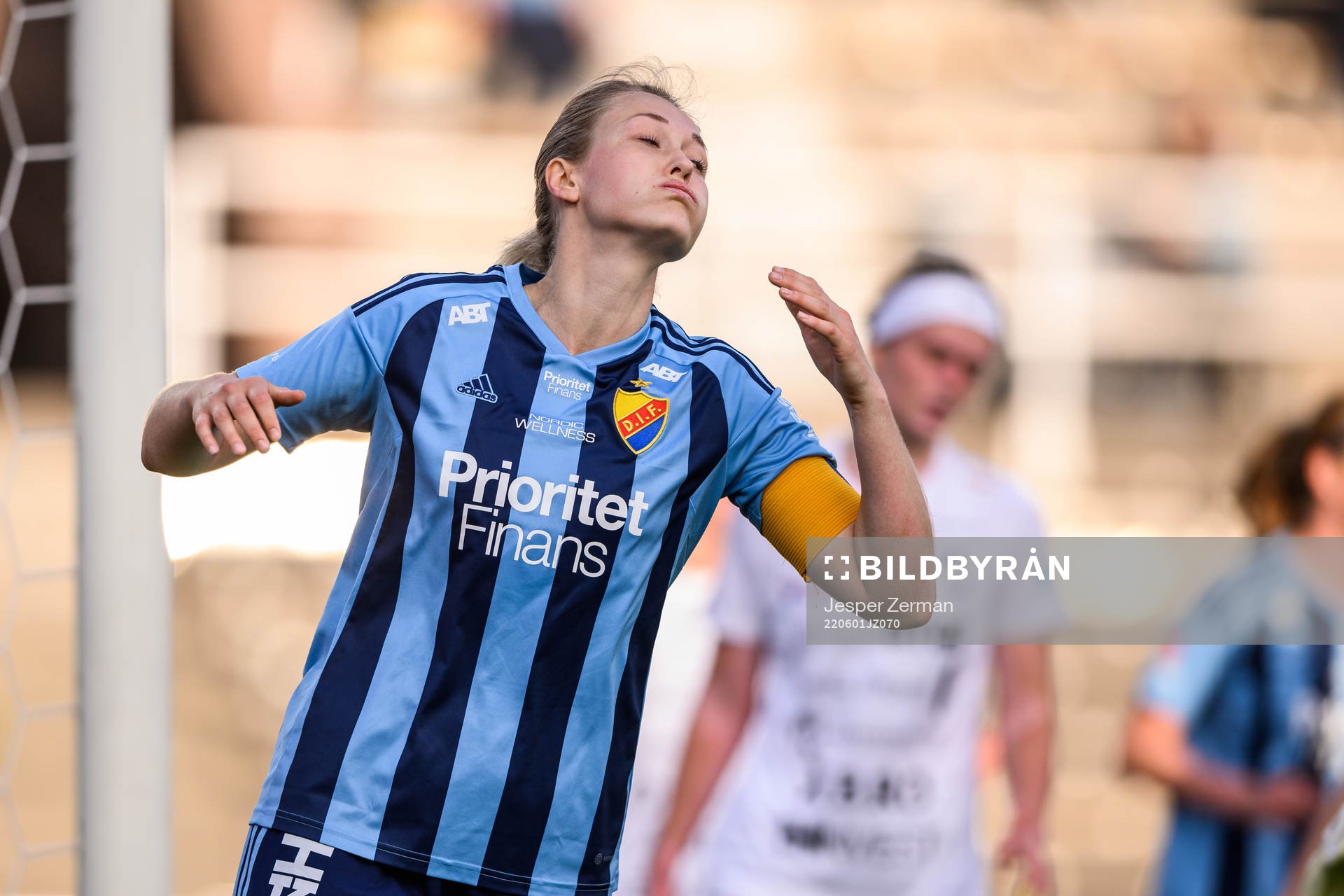 Djurgårdens Sanna Kullberg deppar