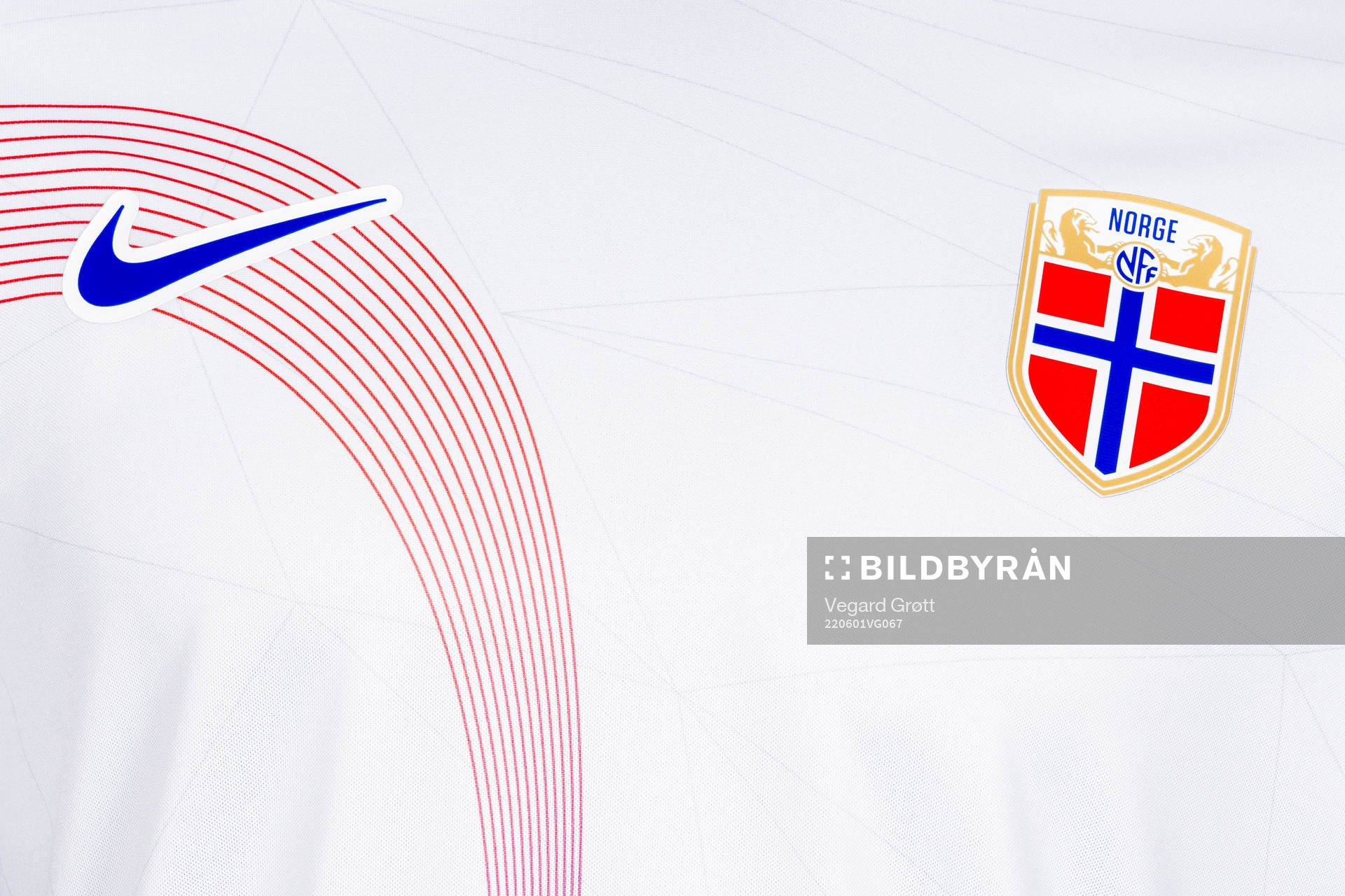The away kit of the Norwegian national football team