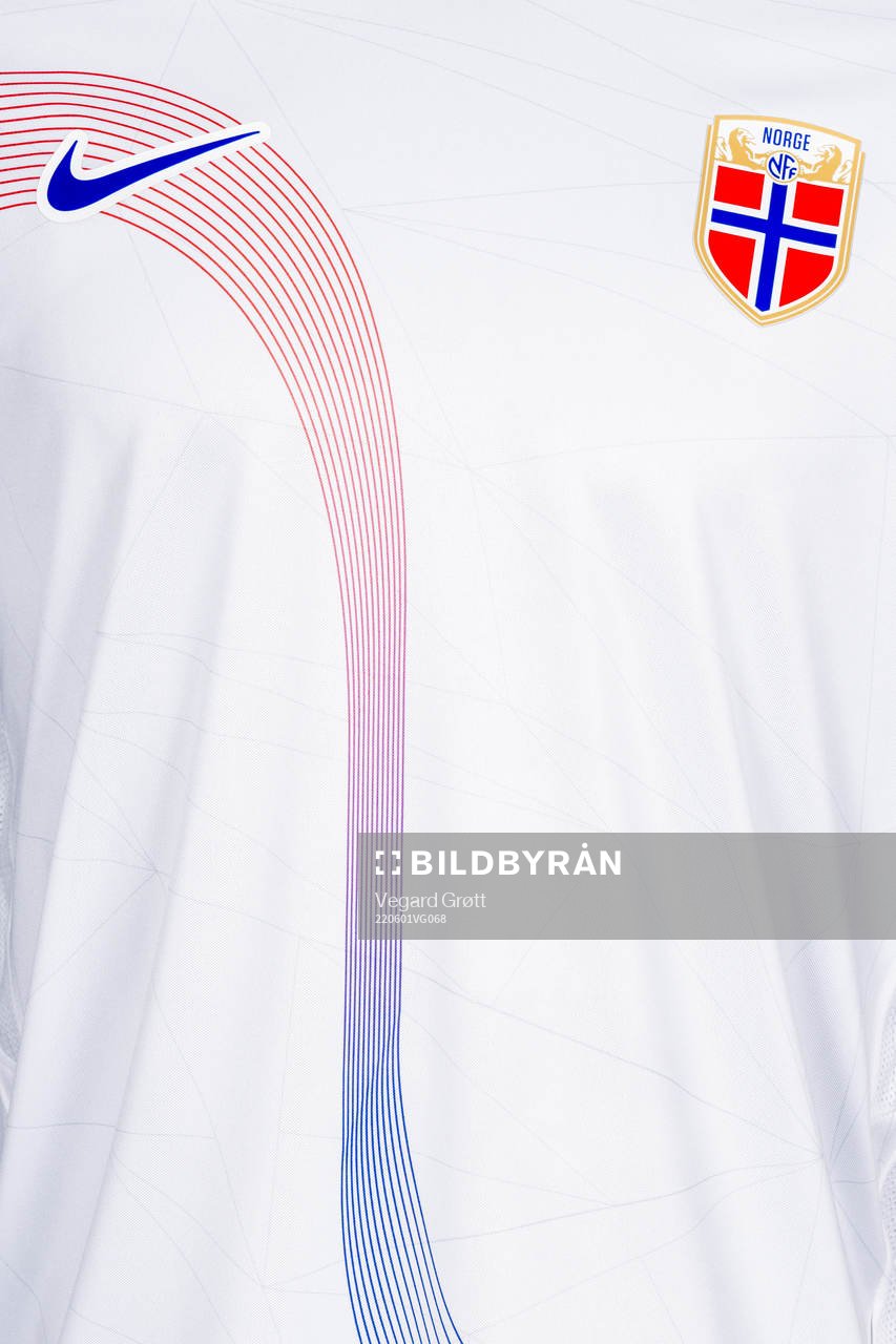 The away kit of the Norwegian national football team