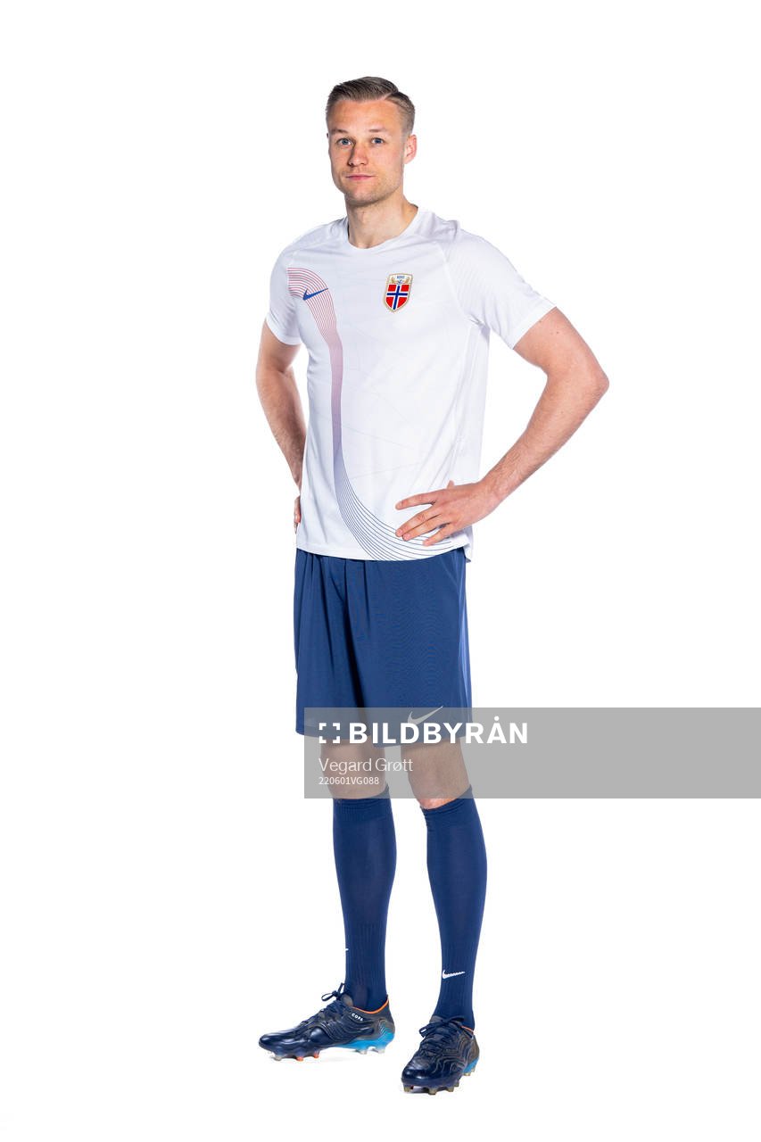 Stian Gregersen of the Norwegian national football team