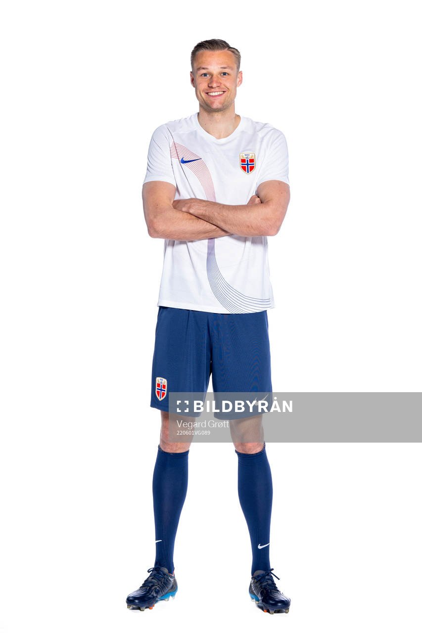 Stian Gregersen of the Norwegian national football team