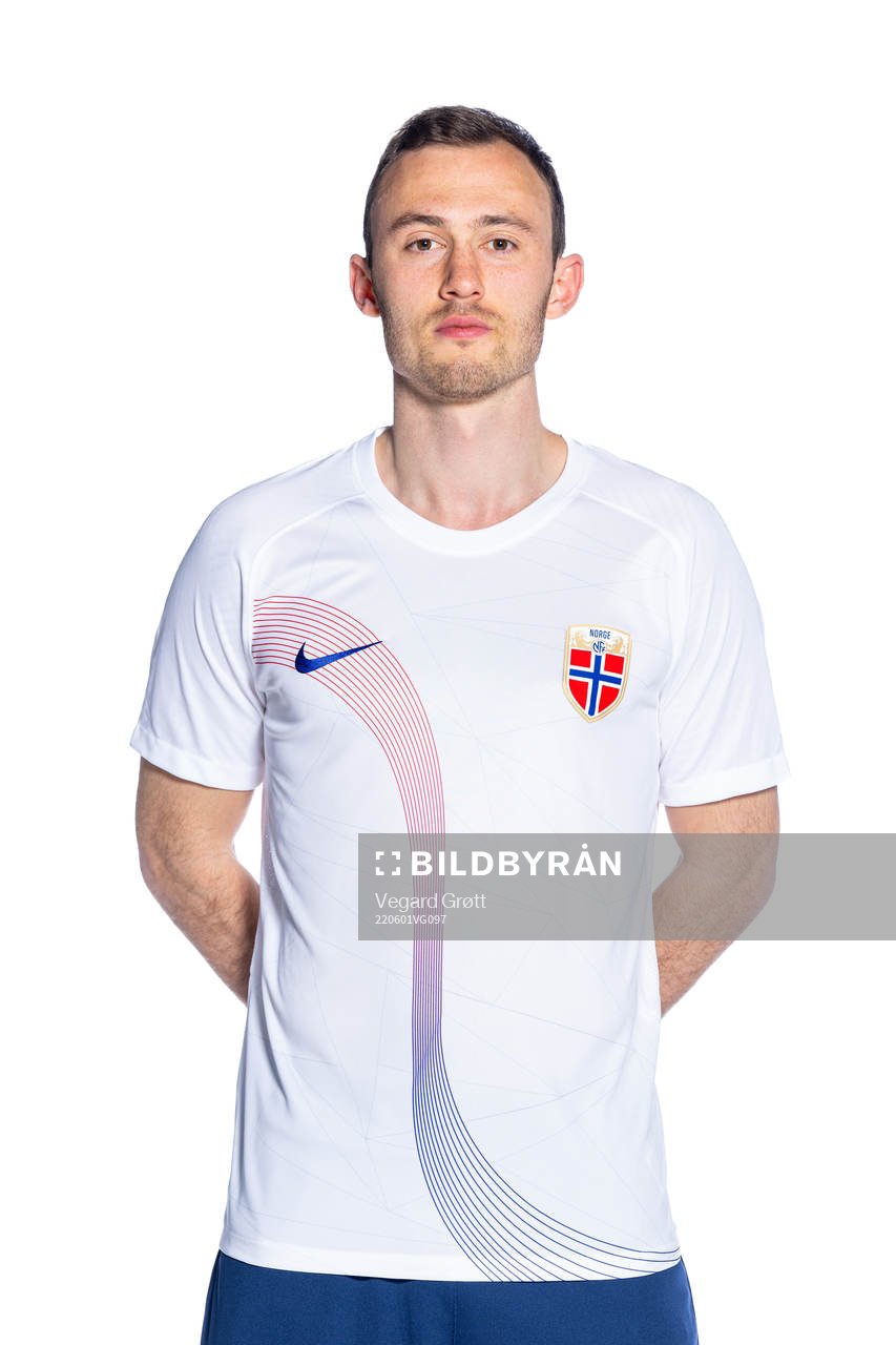 Fredrik Aursnes of the Norwegian national football team