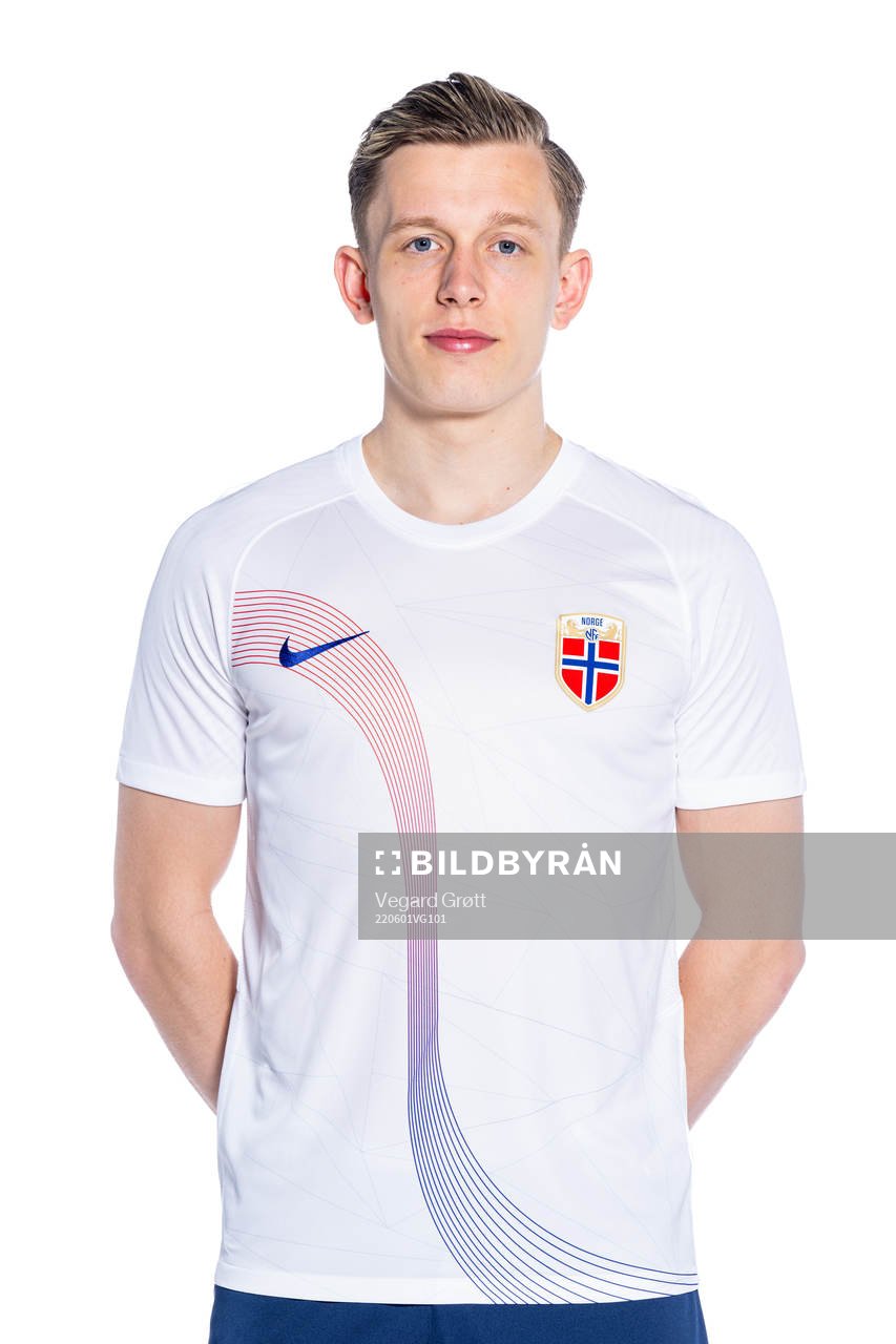Marcus Holmgren Pedersen of the Norwegian national football