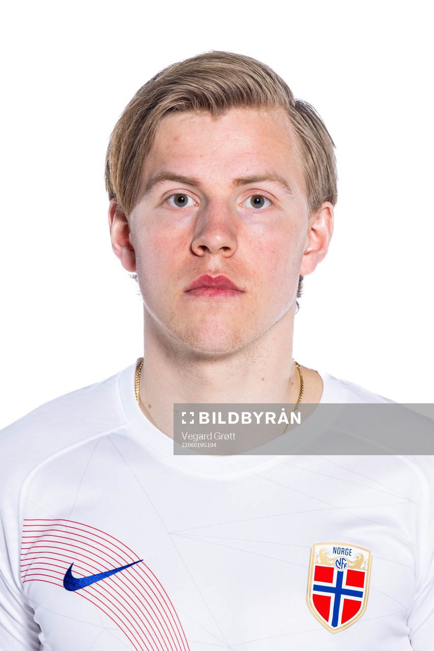 Jens Petter Hauge of the Norwegian national football team
