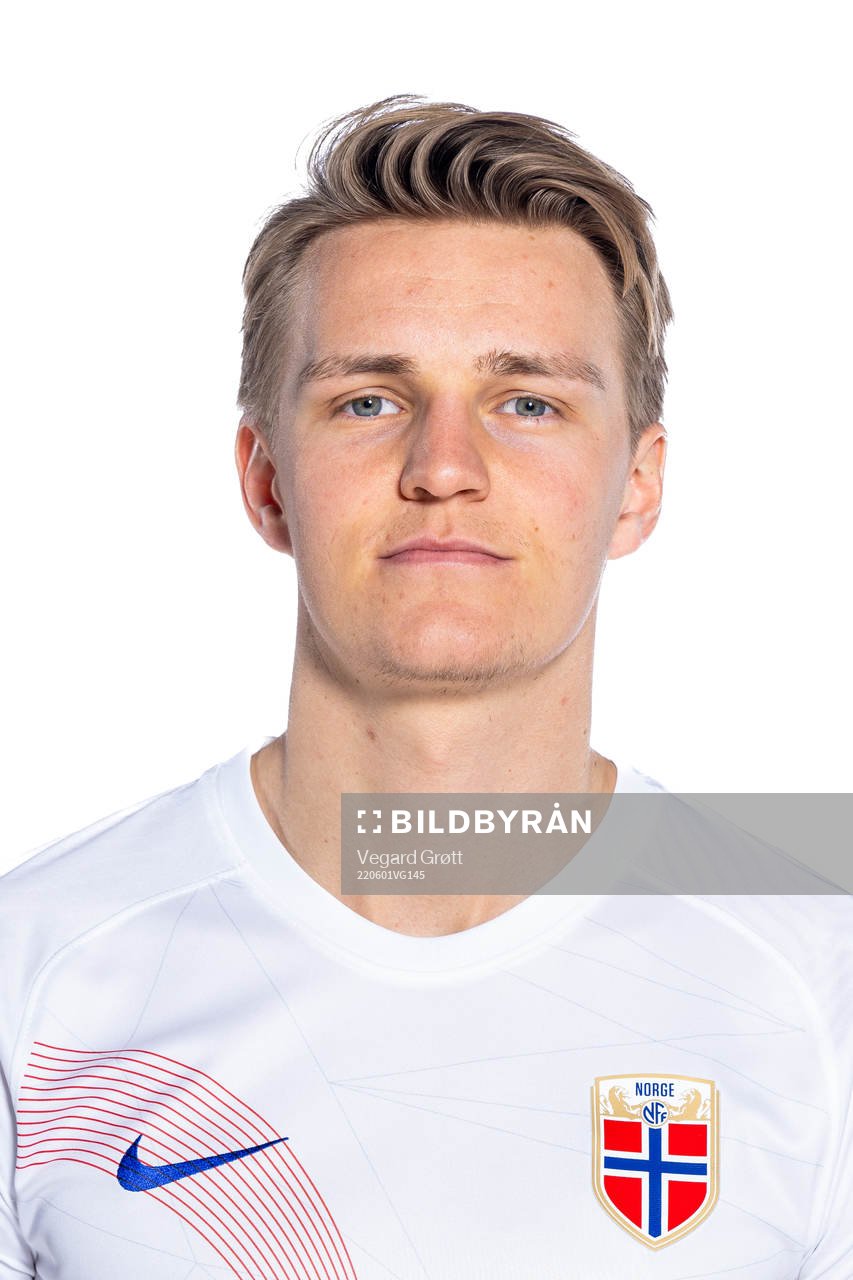 Martin Ødegaard of the Norwegian national football team