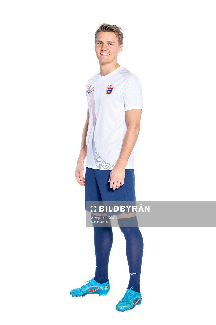 Martin Ødegaard of the Norwegian national football team