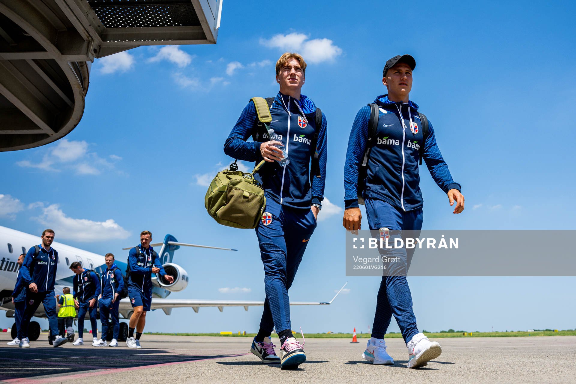 Kristian Thorstvedt and Leo Østigård of the Norwegian