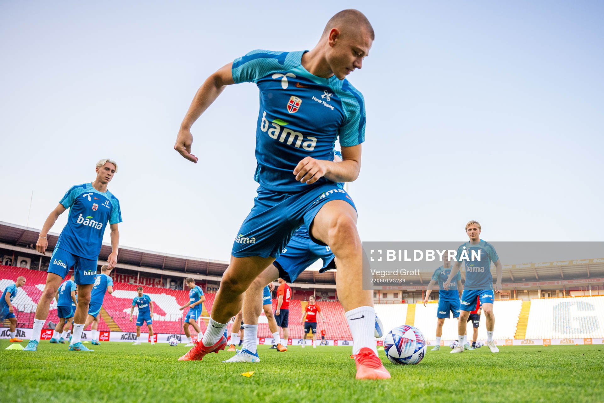 Julian Ryerson of the Norwegian national football team
