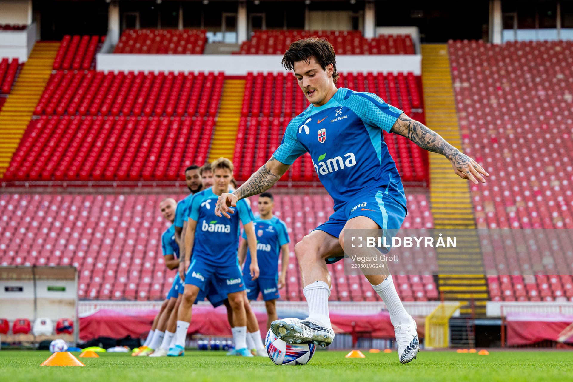 Mathias Normann of the Norwegian national football team