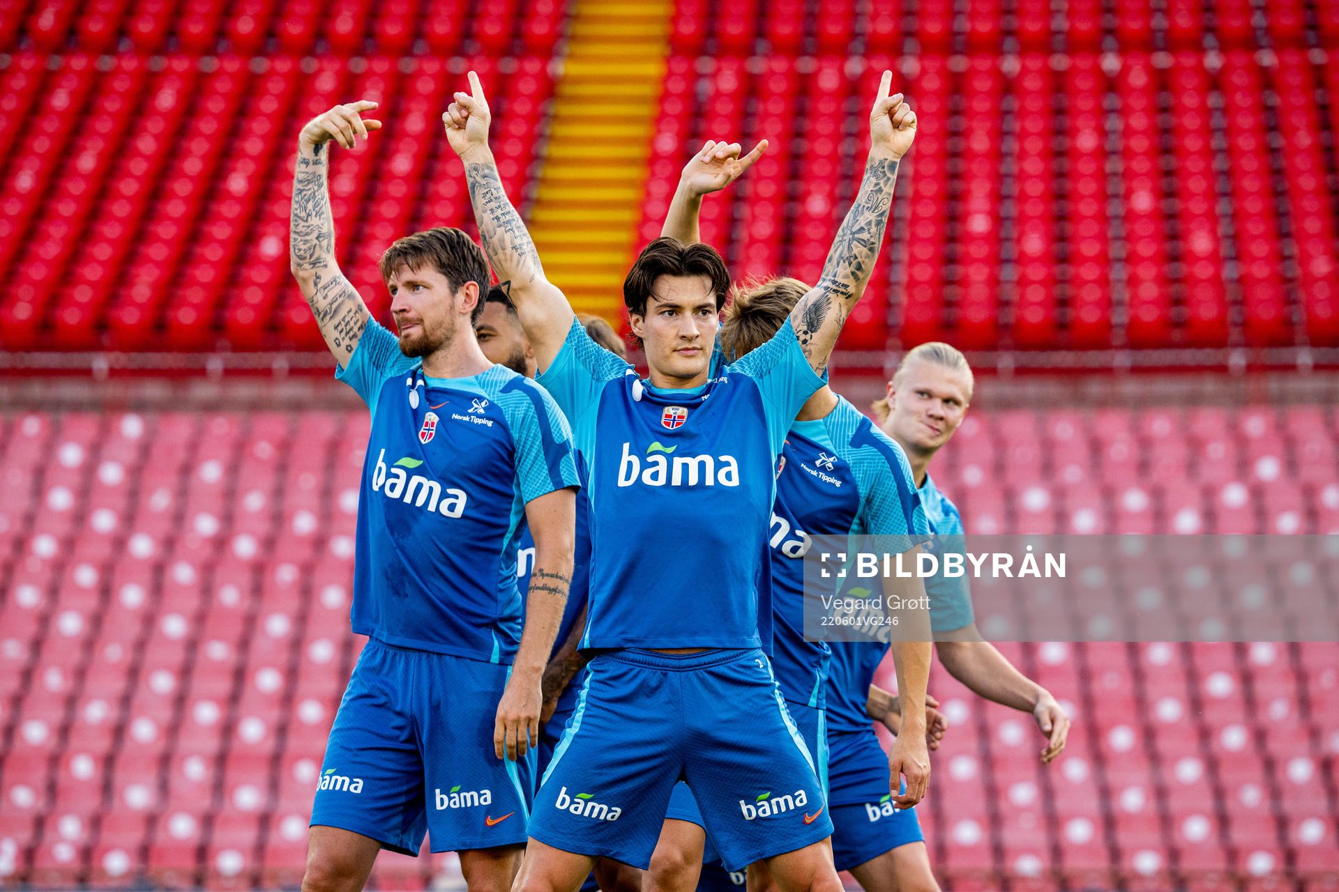 Stefan Strandberg and Mathias Normann of the Norwegian