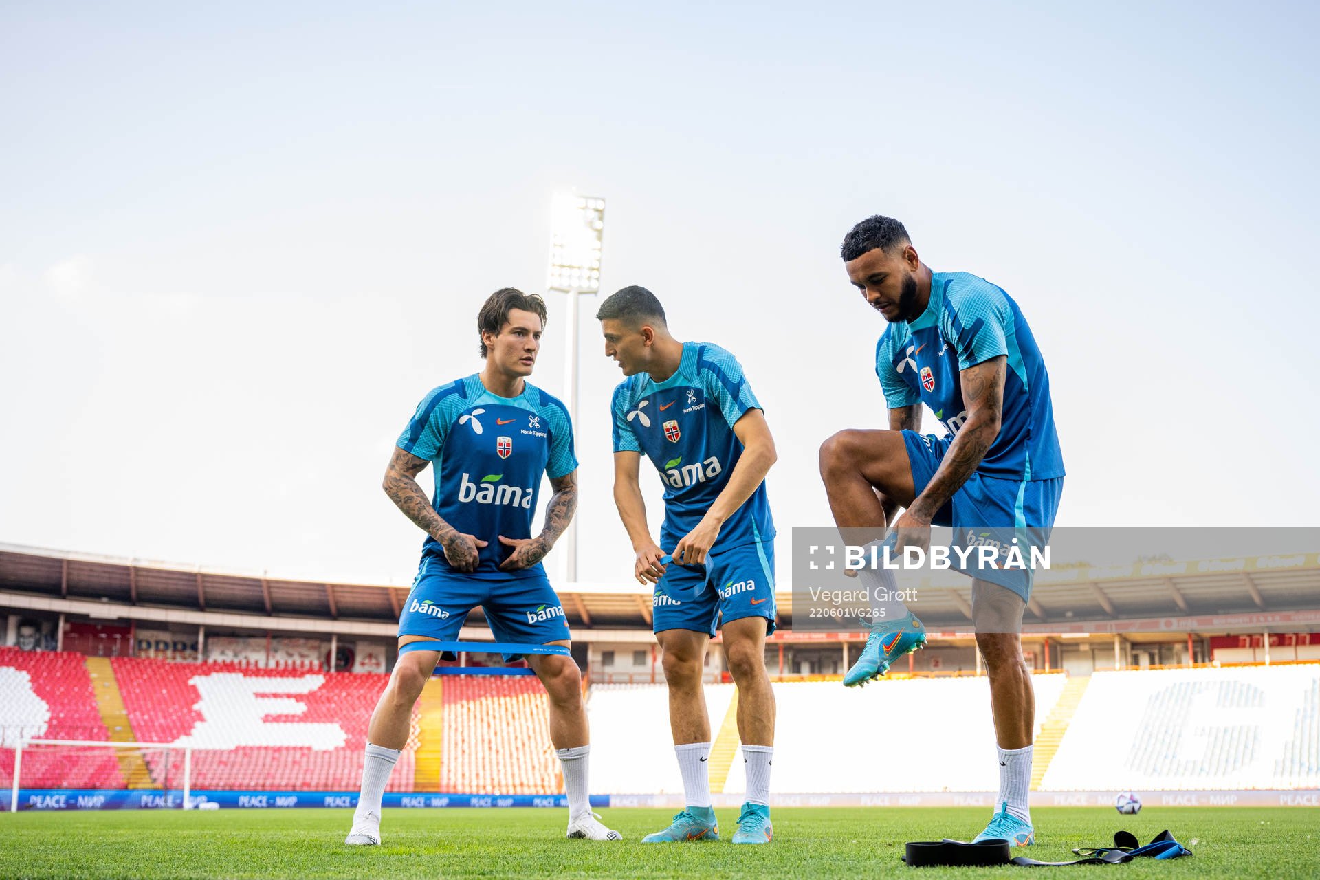 Mathias Normann, Mohamed Elyounoussi and Joshua King of the