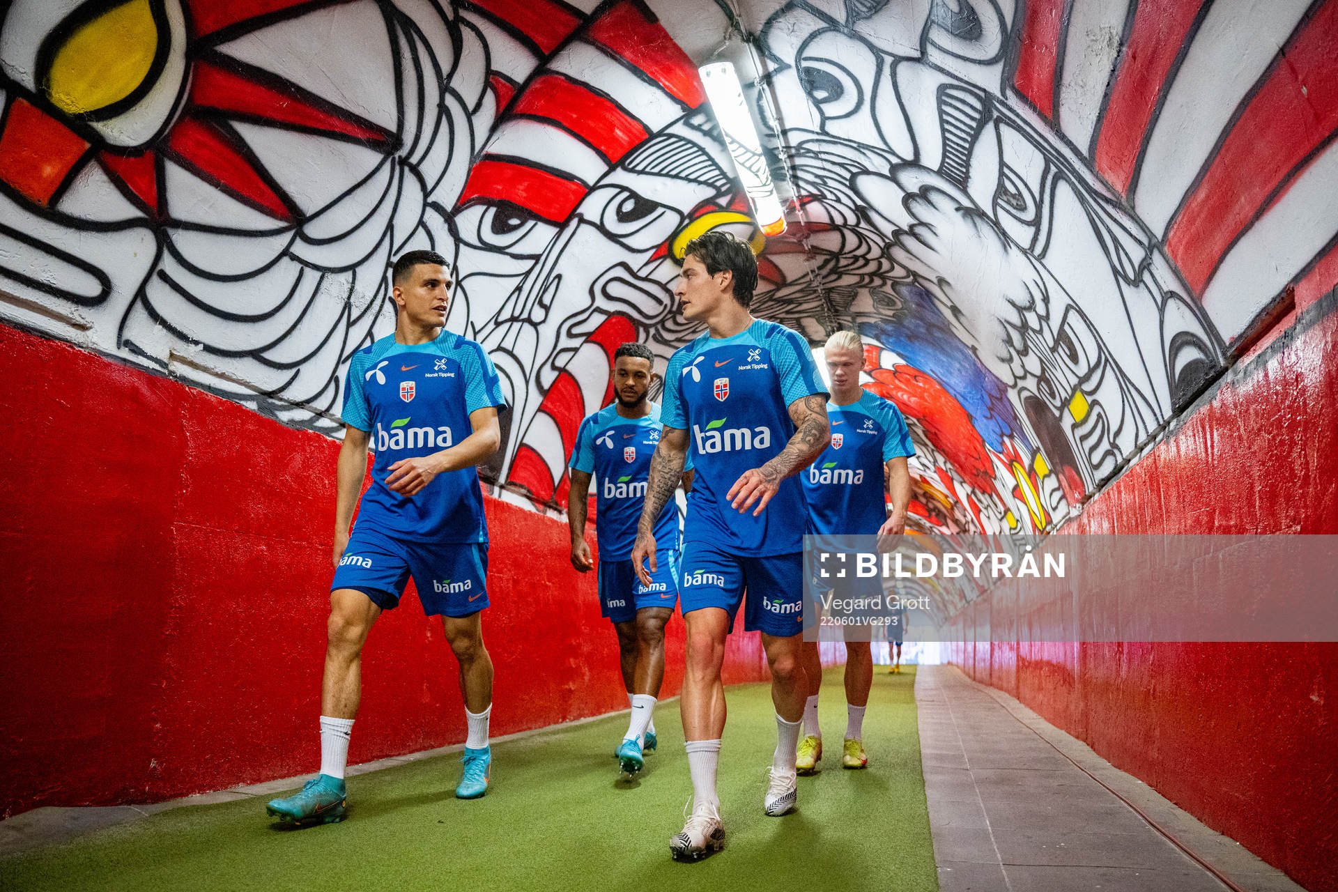 Mohamed Elyounoussi and Mathias Normann of the Norwegian
