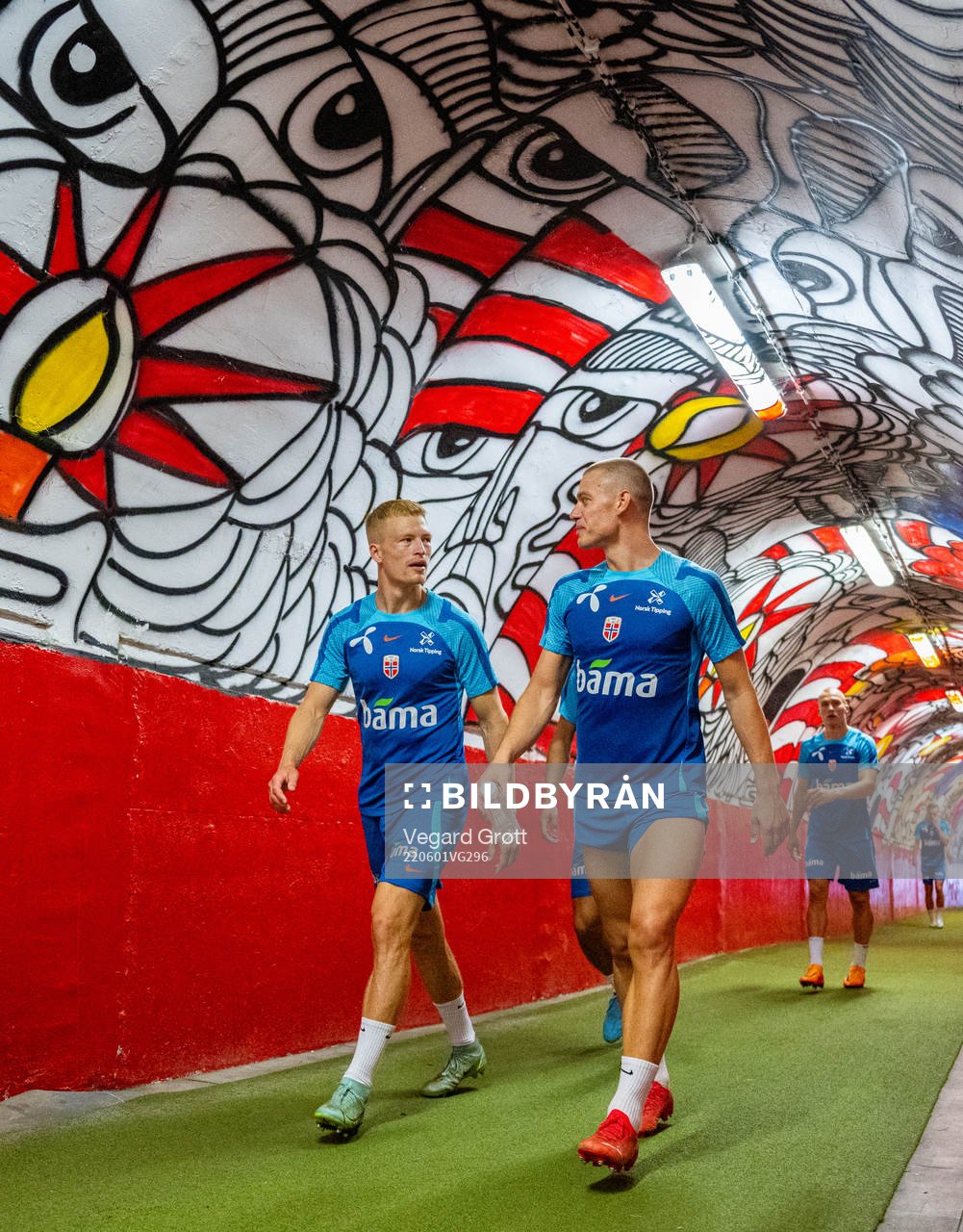 Andreas Hanche-Olsen and Julian Ryerson of the Norwegian